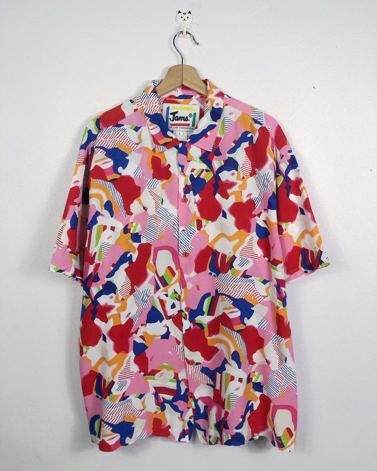 Jams World Rare Vintage Jams World Hawaiian Rayon Shirt Made in USA Size US L / EU 52-54 / 3 - 1 Thumbnail