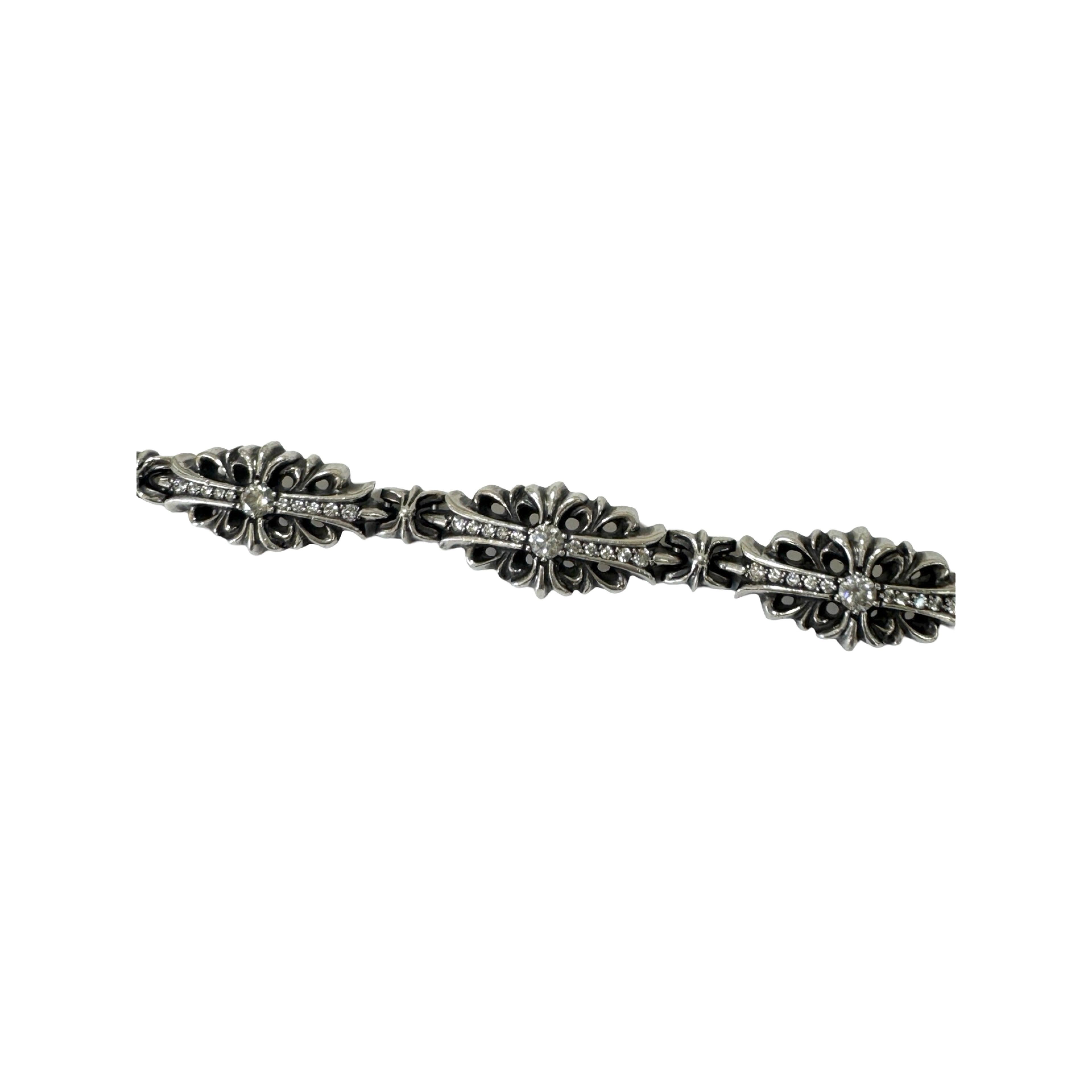 Chrome Hearts Chrome Hearts Diamond Flare Floral Cross 6 Link Size ONE SIZE - 5 Thumbnail