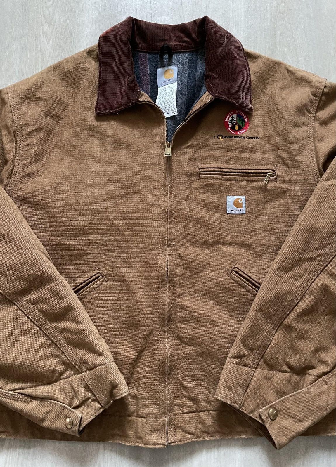 Carhartt VTG Y2K Carhartt J01 Brown Detroit Blanket Lined Sz 52USA Size US XXL / EU 58 / 5 - 6 Thumbnail