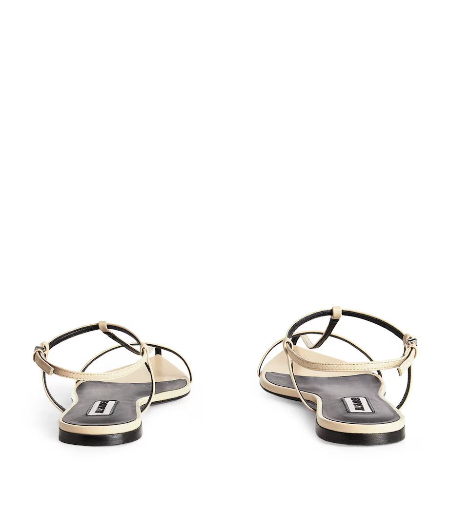 Jil Sander o1mt1gz0625 Sandals in Beige Size US 9 / IT 39 - 3 Thumbnail