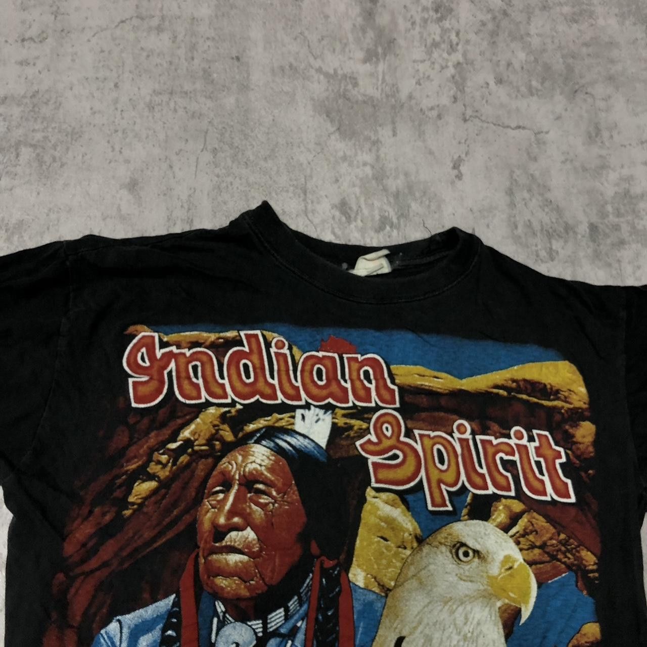 Other 1990s Indian Spirit black & red vintage tee tee Size US L / EU 52-54 / 3 - 2 Thumbnail