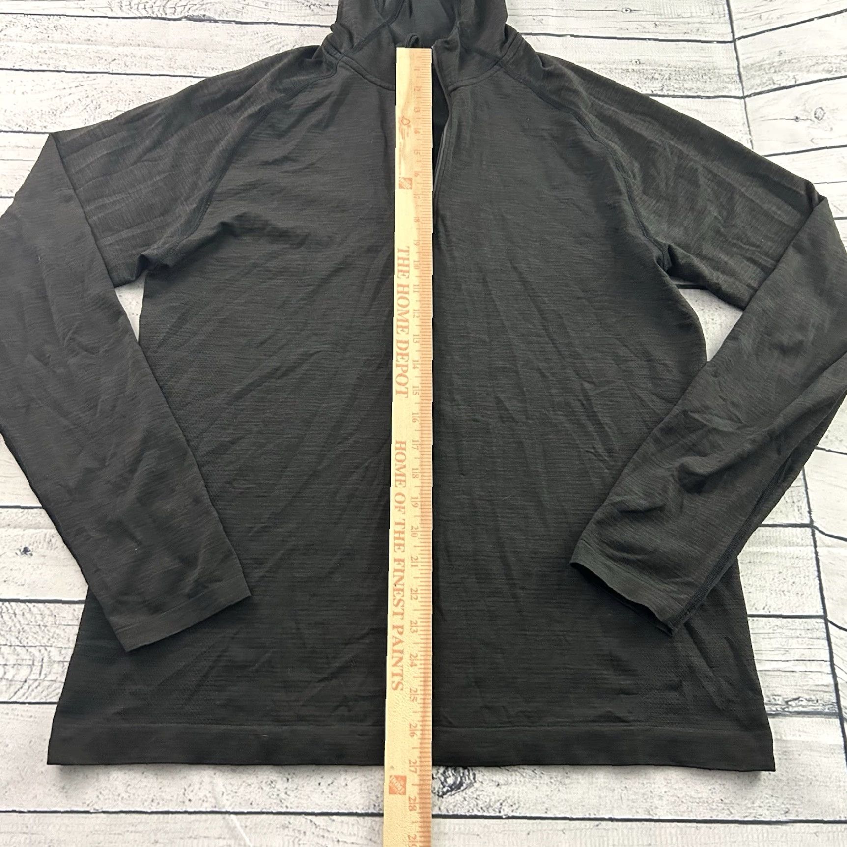 Lululemon Lululemon Metal Vent Tech 1/4 Zip Hoodie Men's L Dark Gray Jacket Size US L / EU 52-54 / 3 - 2 Thumbnail