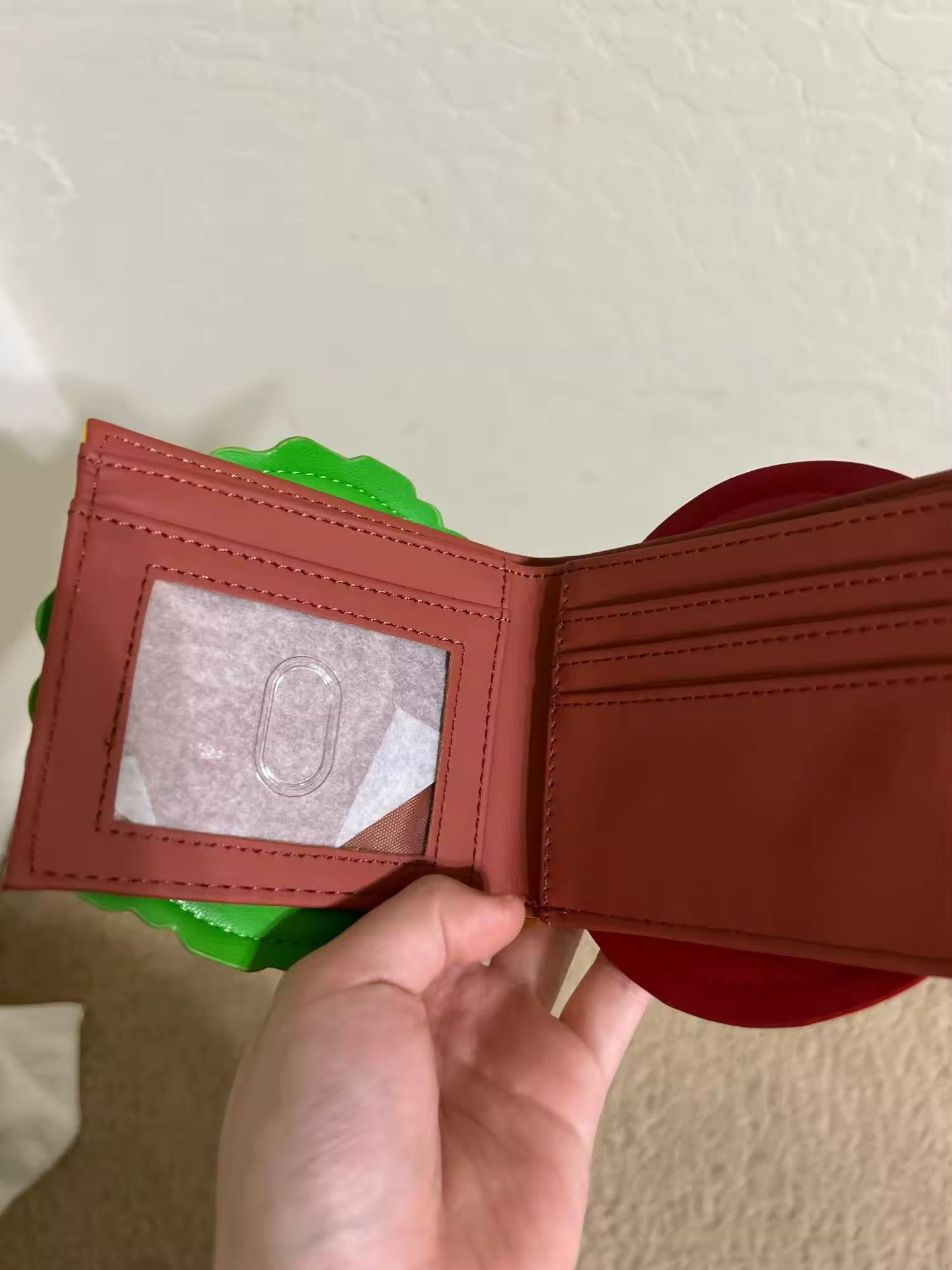 Japanese Brand × Vintage Burger Shaped PU Leather Small Wallet Size ONE SIZE - 8 Thumbnail