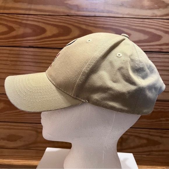 USA Olympics Olympic 08 Khaki Snapback Cap Hat Adjustable Retro Team USA Size ONE SIZE - 5 Thumbnail