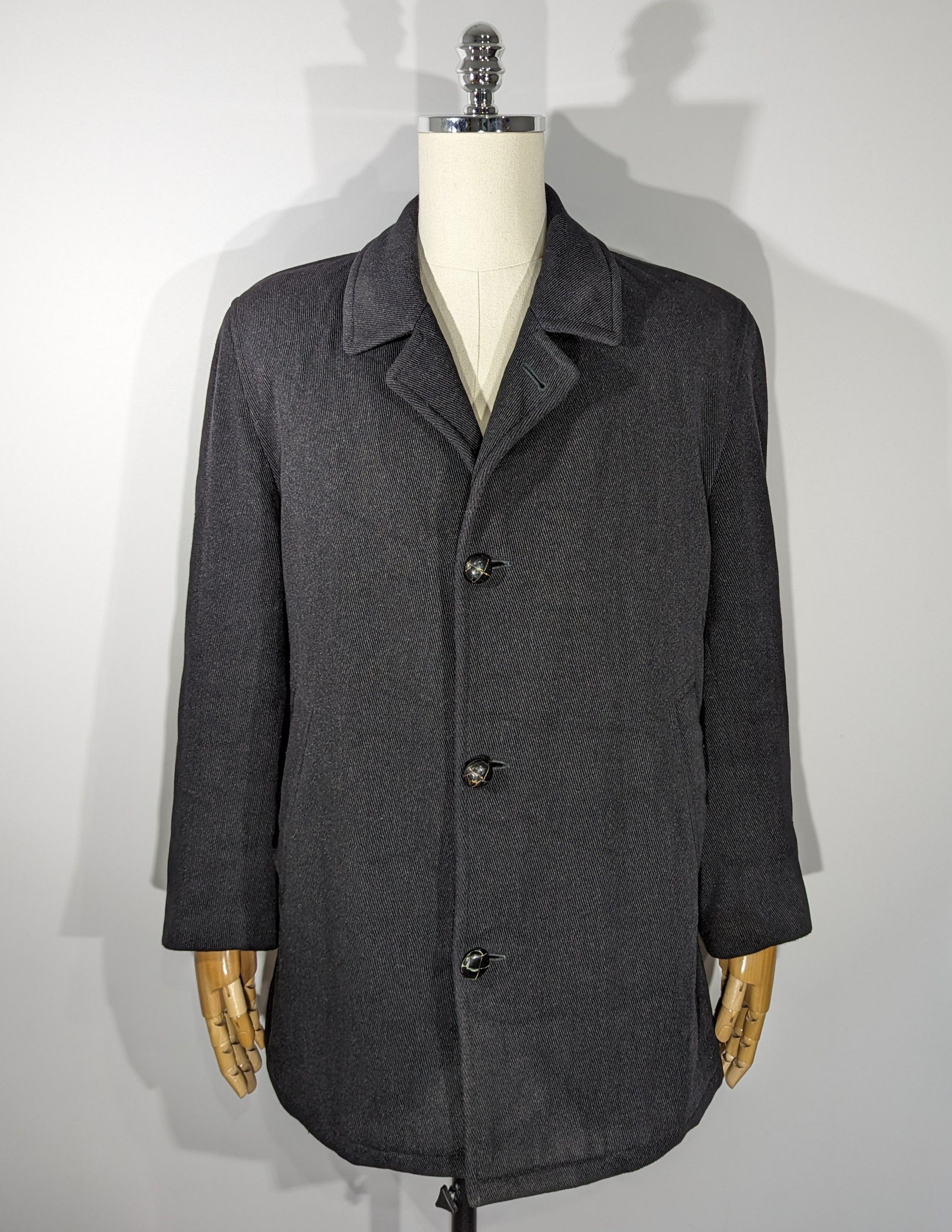 Vintage Vintage Burberrys Rego Men's Wool Coat Black Luxury Brand | Grailed