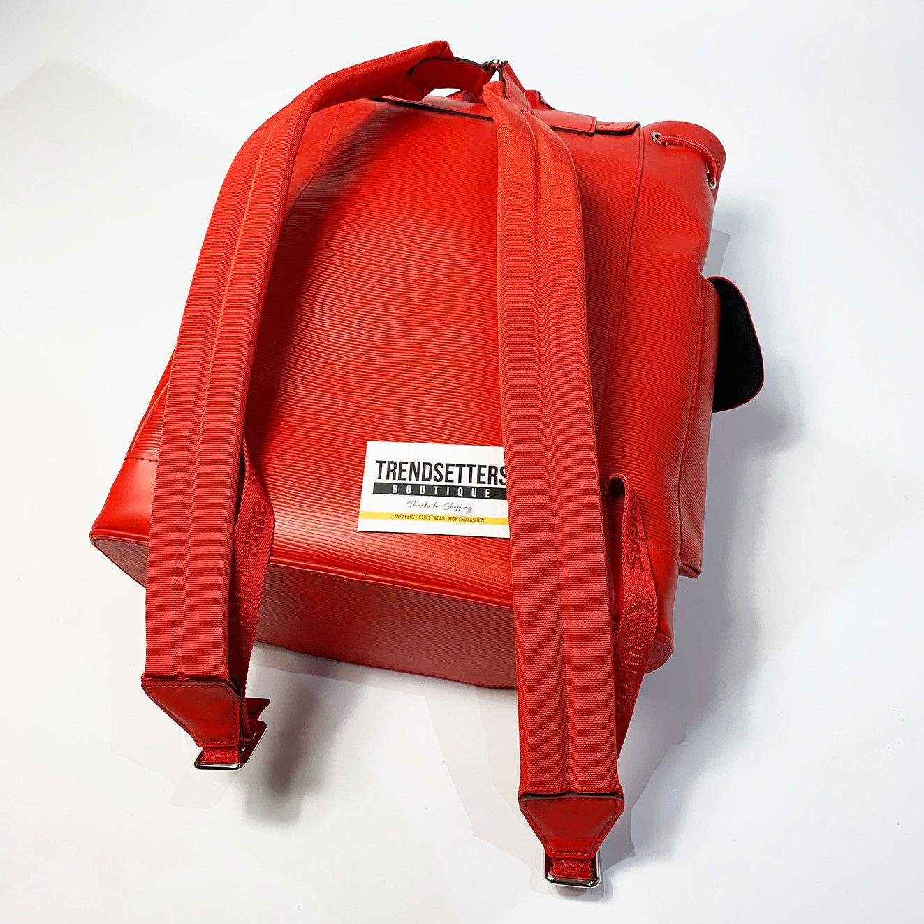 Louis Vuitton × Supreme Louis Vuitton x Supreme Christopher backpack red leather LV Size ONE SIZE - 5 Thumbnail