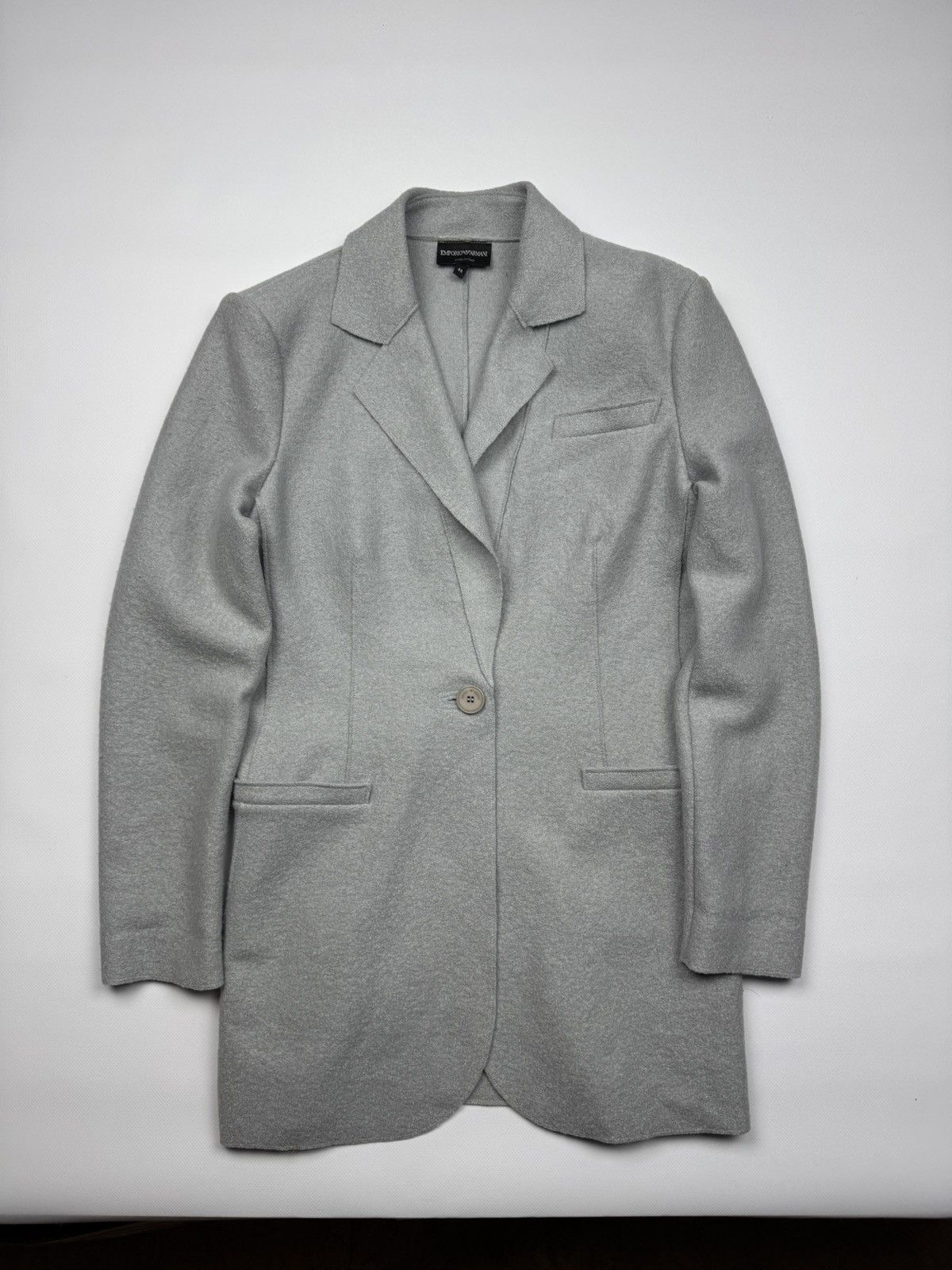 Emporio Armani Vintage Emporio Armani Womans's Wool Coat Size M / US 6-8 / IT 42-44 - 1 Thumbnail