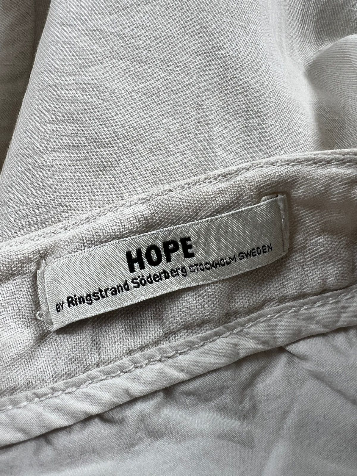 Designer × Hope Hope 🇸🇪 Linen Drop Crotch Pants Size US 31 - 7 Thumbnail