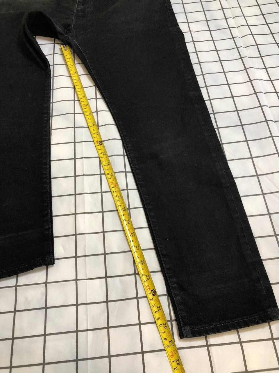 Levi's Mens LEVI STRAUSS 512 Black Stretch Denim Big E Jeans Size US 34 / EU 50 - 6 Thumbnail