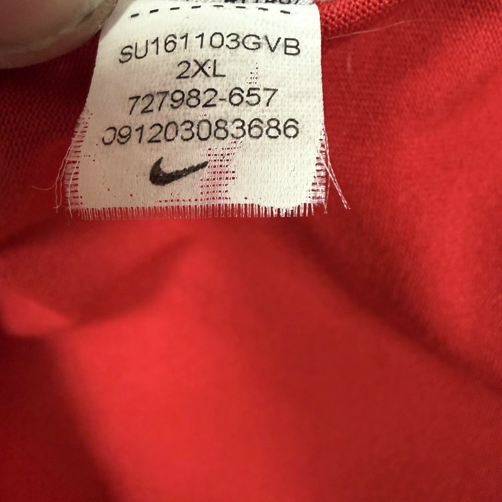 Nike Nike Dri-Fit Legend Fitness Shirt Mens 2XL Red Athletic Training Short Sleeve Crew Neck Swoosh T-Shirt Size US XXL / EU 58 / 5 - 7 Thumbnail