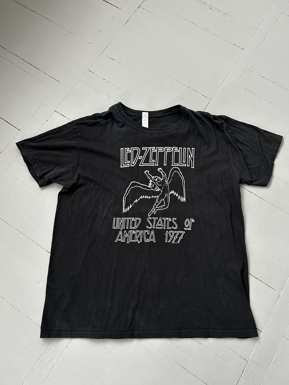 Led Zeppelin × Vintage Led Zeppelin vintage T-shirt 1977 Size US L / EU 52-54 / 3 - 1 Thumbnail