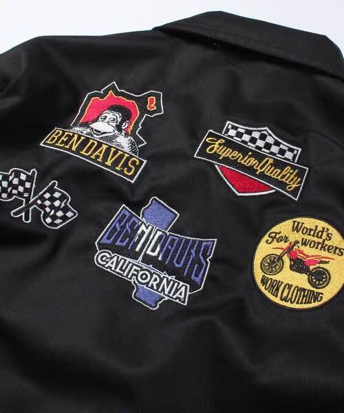 Ben Davis BEN DAVIS // WHITE LABEL Emblem Coach Jacket Ｑ22 Size US M / EU 48-50 / 2 - 3 Thumbnail