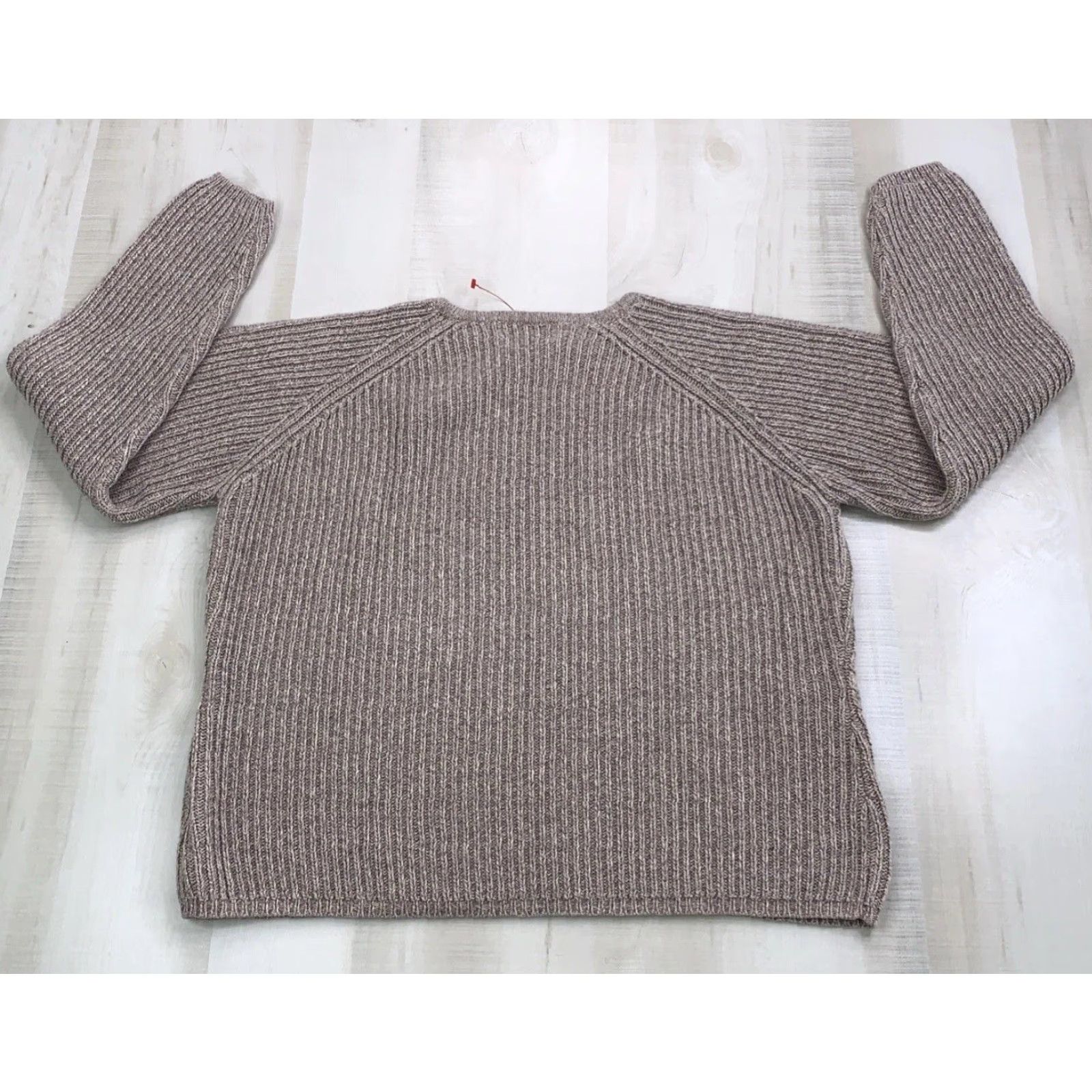 Vintage VINTAGE St John’s Bay Cable Knit Sweater Hoodie? Bohemian 90s Beige M Womens Size M / US 6-8 / IT 42-44 - 5 Thumbnail