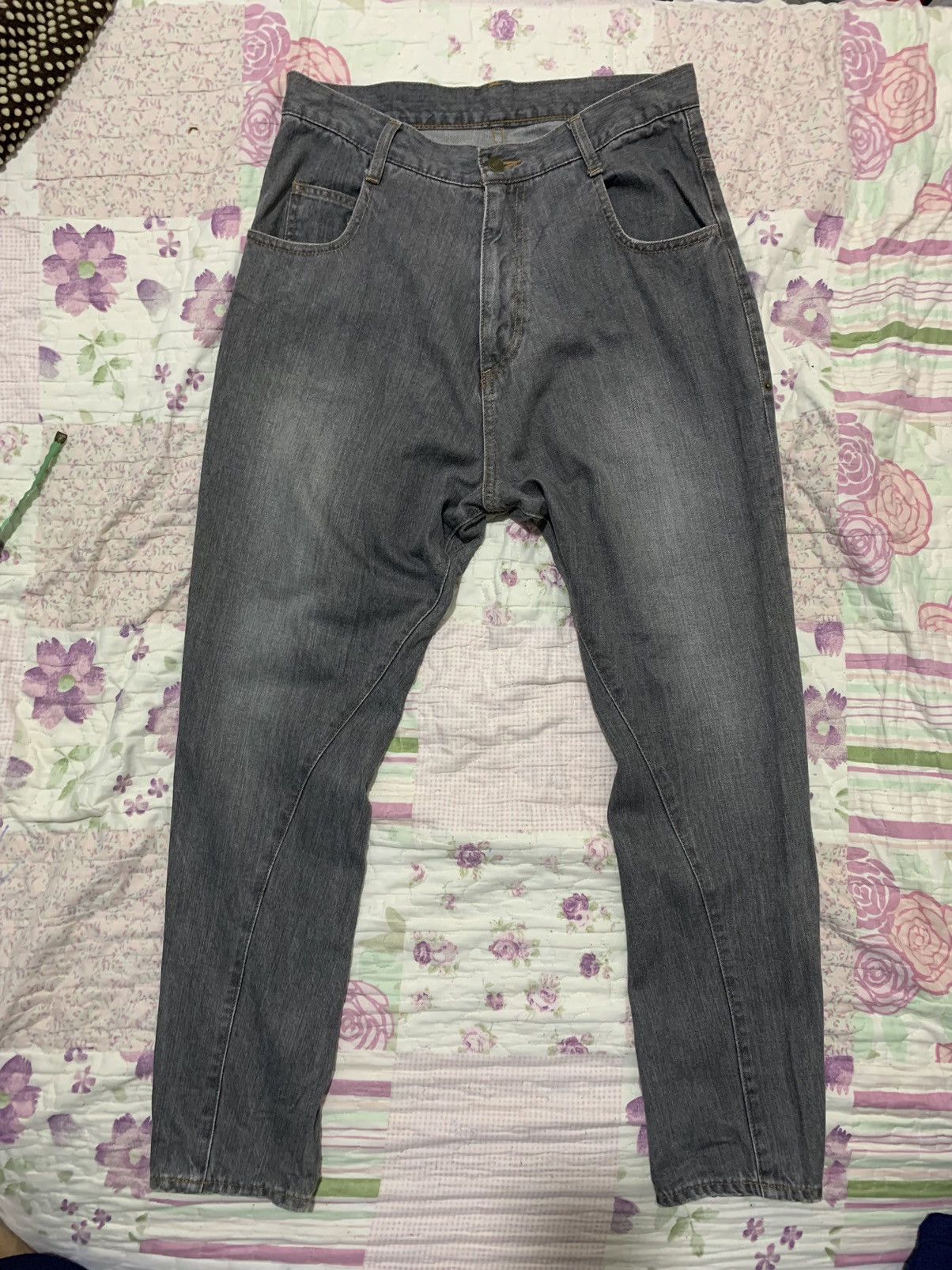 Frapbois Frapbois harem denim pant jean Size US 32 / EU 48 - 3 Thumbnail