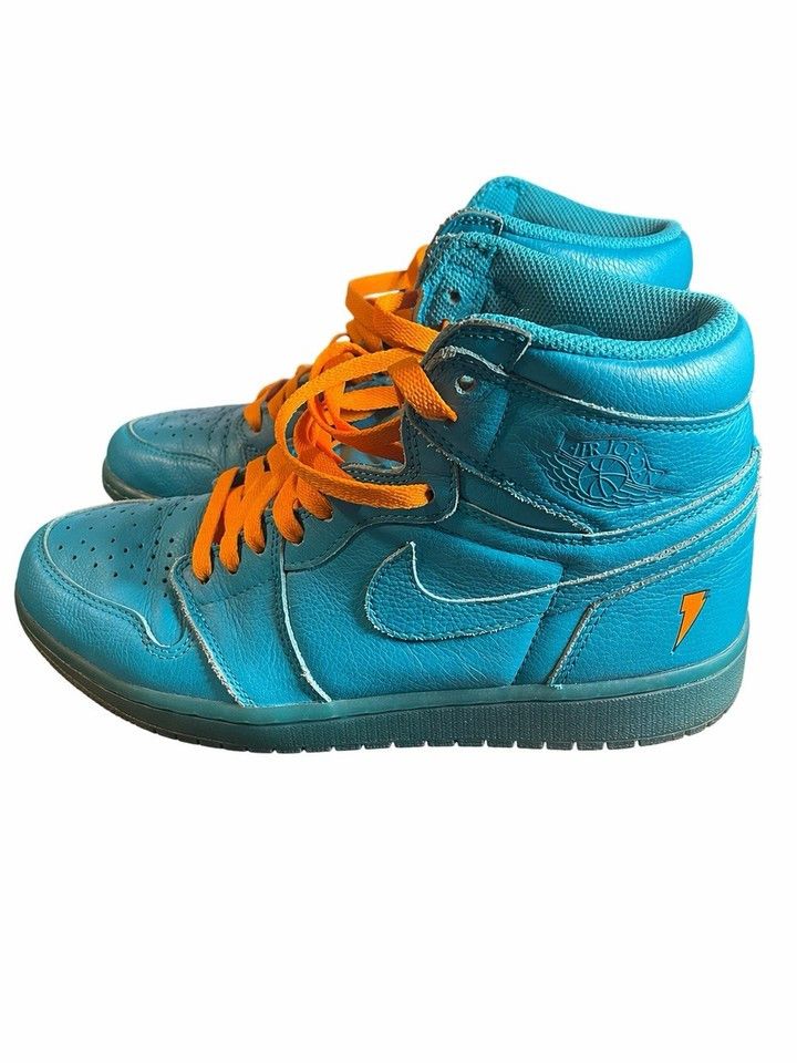 Jordan Brand Air Jordan 1 Retro High OG Gatorade Cool Blue SZ 9.5 Size US 9.5 / EU 42-43 - 1 Thumbnail