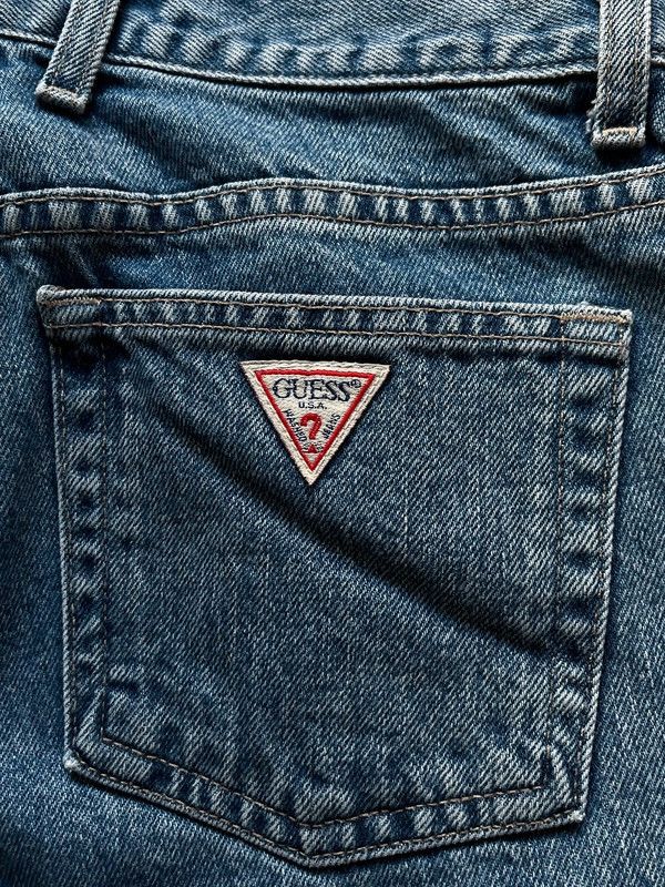 Guess Guess Jeans Made in USA Sz W 29 Baggy Vintage 90s Size 29" - 7 Thumbnail