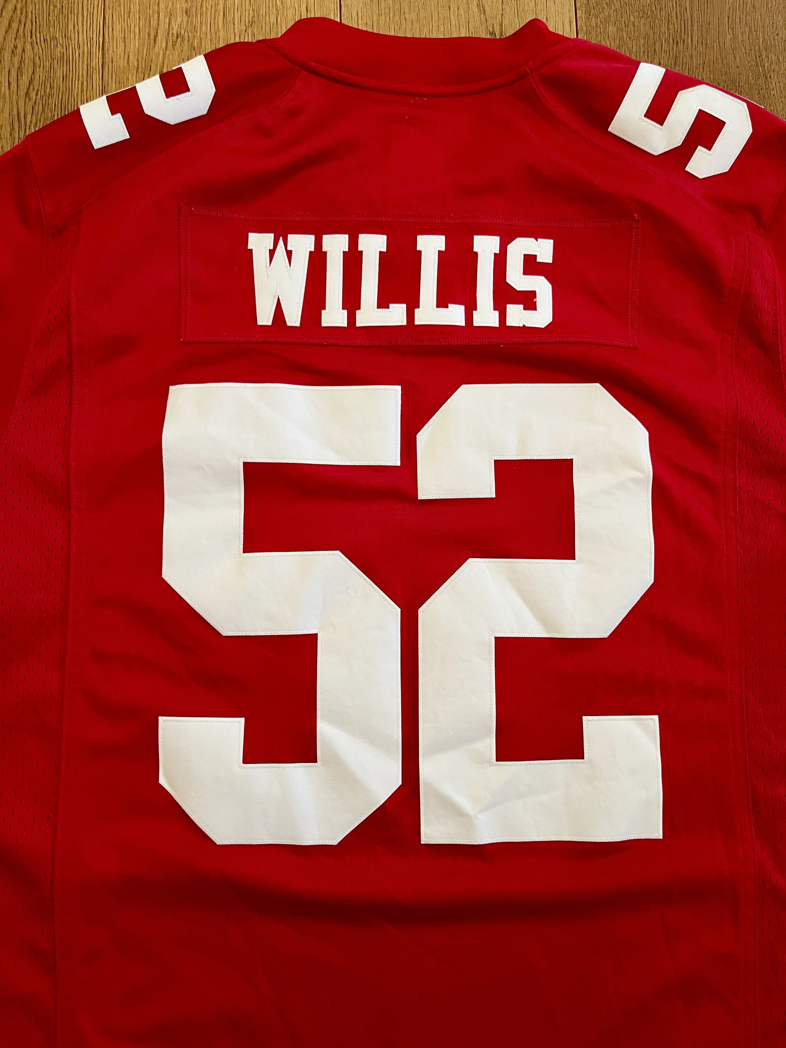 Nike Nike NFL 49ers Patrick Willis #52 Stitched Jersey XXL Size US XXL / EU 58 / 5 - 4 Thumbnail