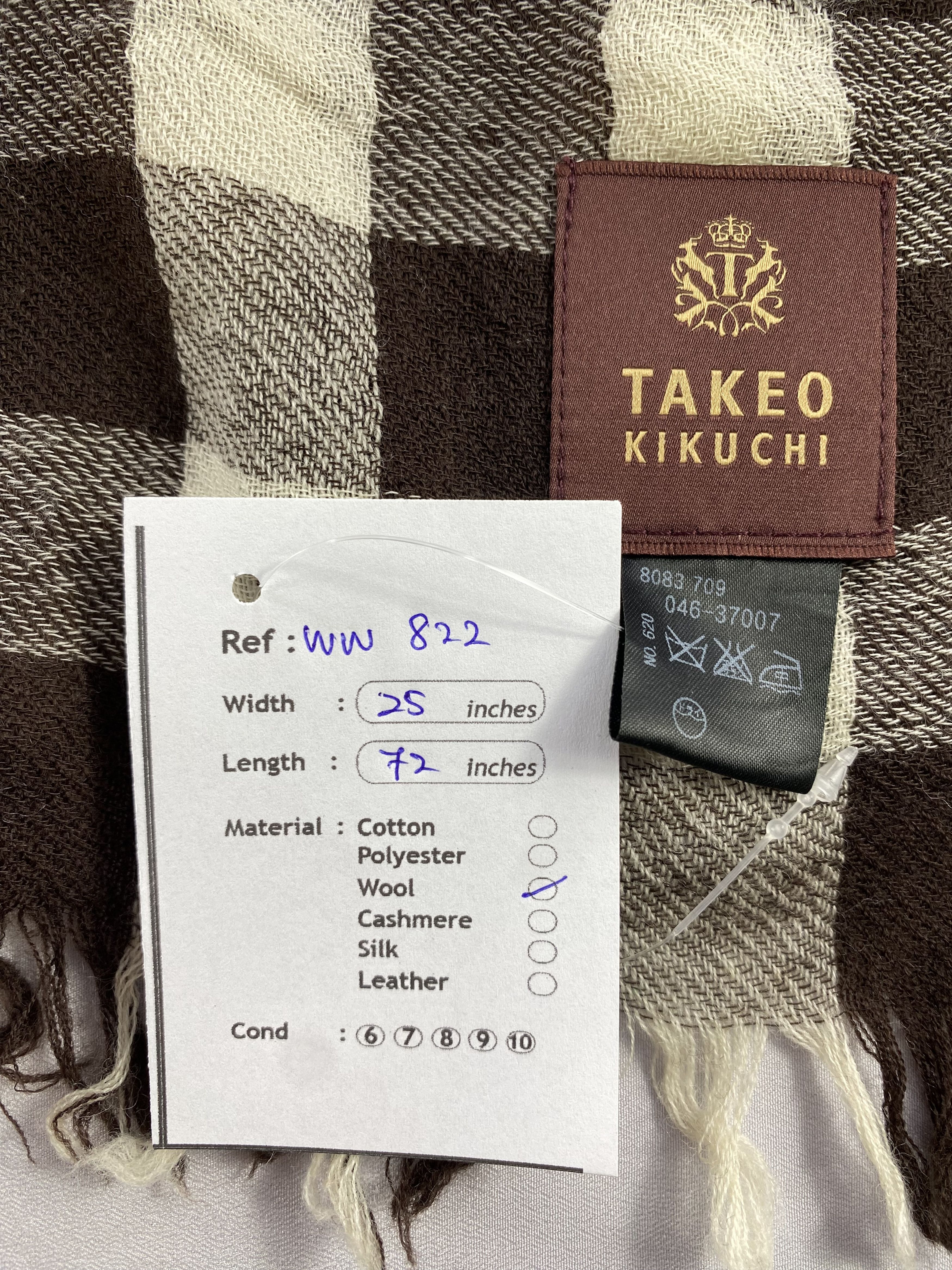 Takeo Kikuchi Takeo Kikuchi Scarf / Muffler / Neckwear - WW822 Size ONE SIZE - 5 Thumbnail