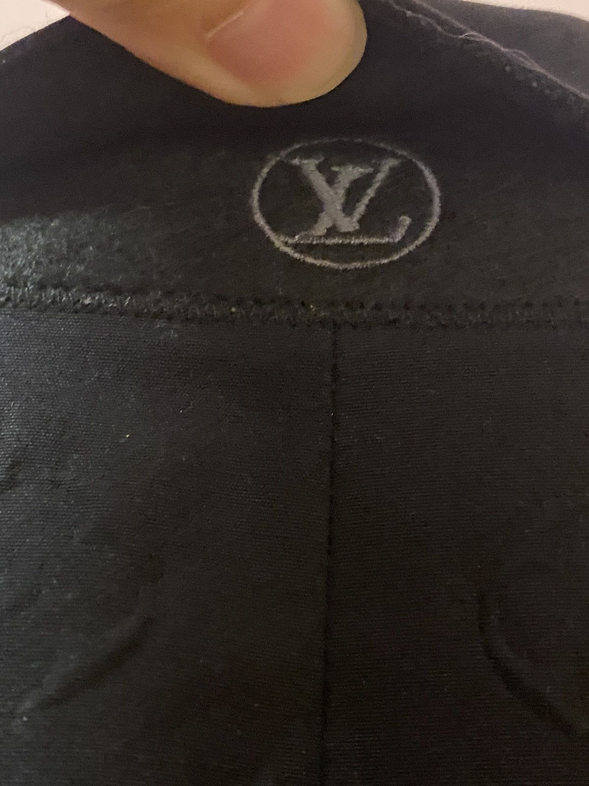 Louis Vuitton Louis Vuitton black monogram double breasted blazer 50 Size 50R - 6 Thumbnail