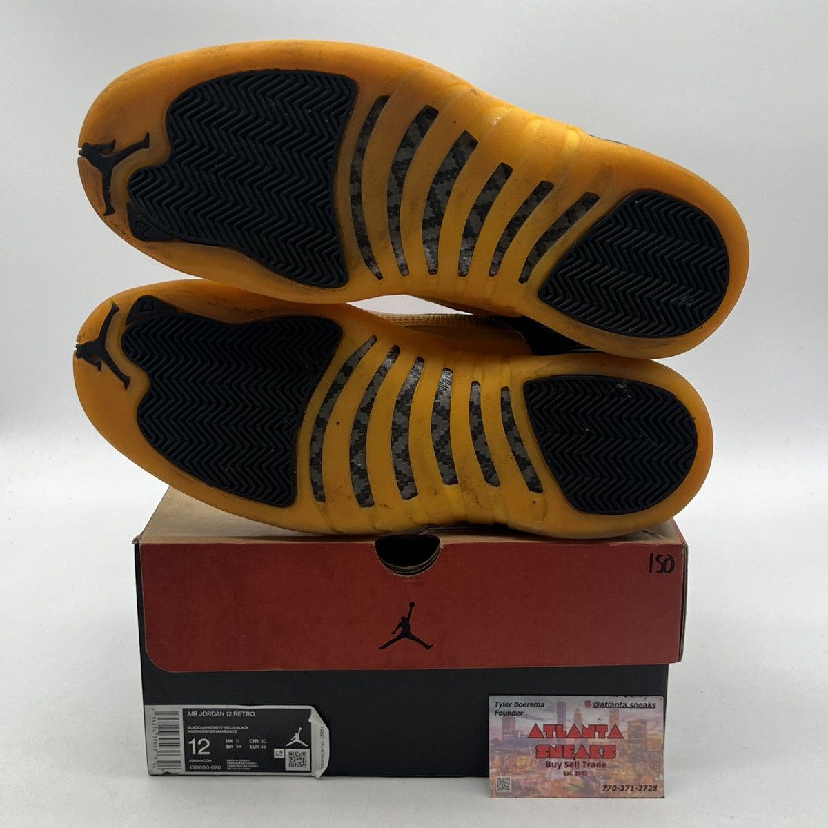 Jordan Brand Air Jordan 12 University Gold Size US 12 / EU 45 - 8 Thumbnail