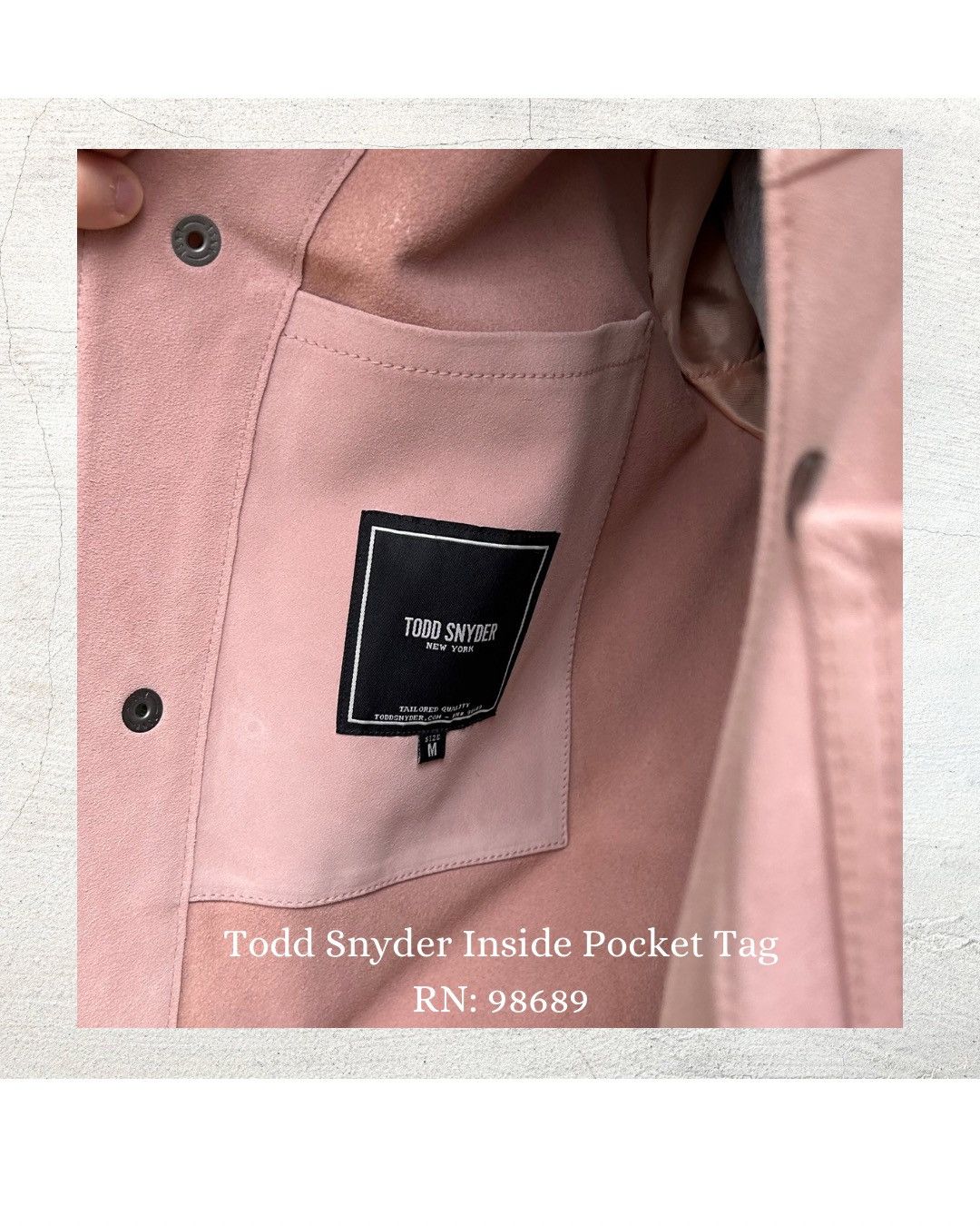 Todd Snyder Todd Snyder Custom Lamb Suede Leather Jacket Baby Pink Size US M / EU 48-50 / 2 - 5 Thumbnail