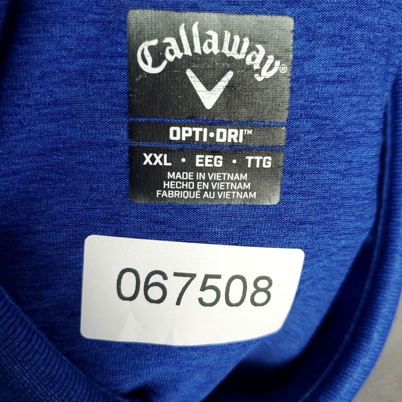 Callaway Callaway Polo Shirt Mens 2XL Blue Gray Short Sleeve Polo Golf Opti Dri Fit Casual Shirt Size US XXL / EU 58 / 5 - 7 Thumbnail