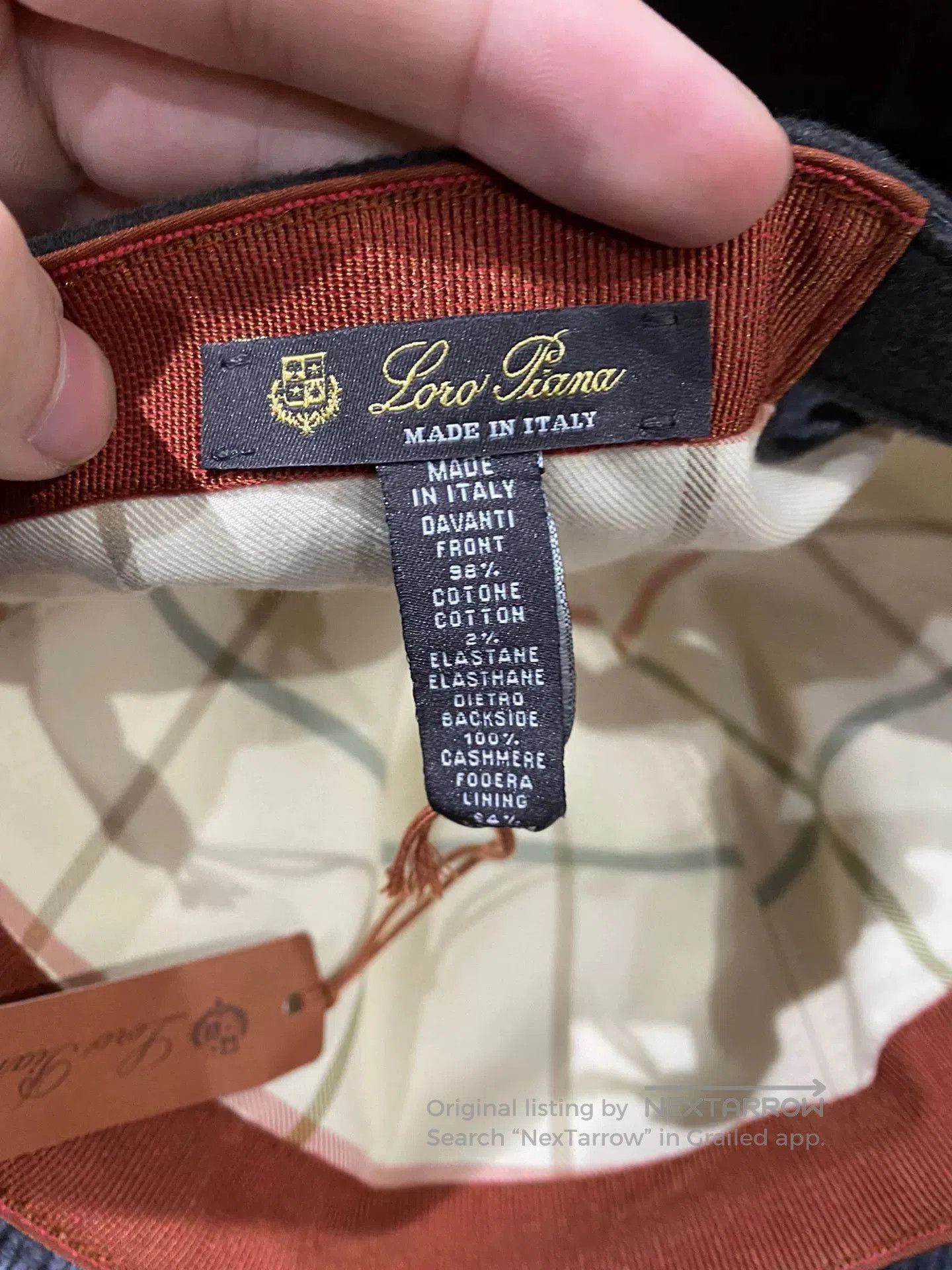 Loro Piana Loro Piana Men's Duckbill Cap in New Condition. Size ONE SIZE - 6 Thumbnail