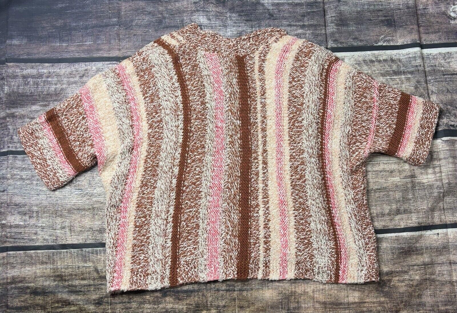 J. Jill J Jill Cardigan Sweater Women's XL Petite Open Chunky Knit Size XL / US 12-14 / IT 48-50 - 3 Thumbnail
