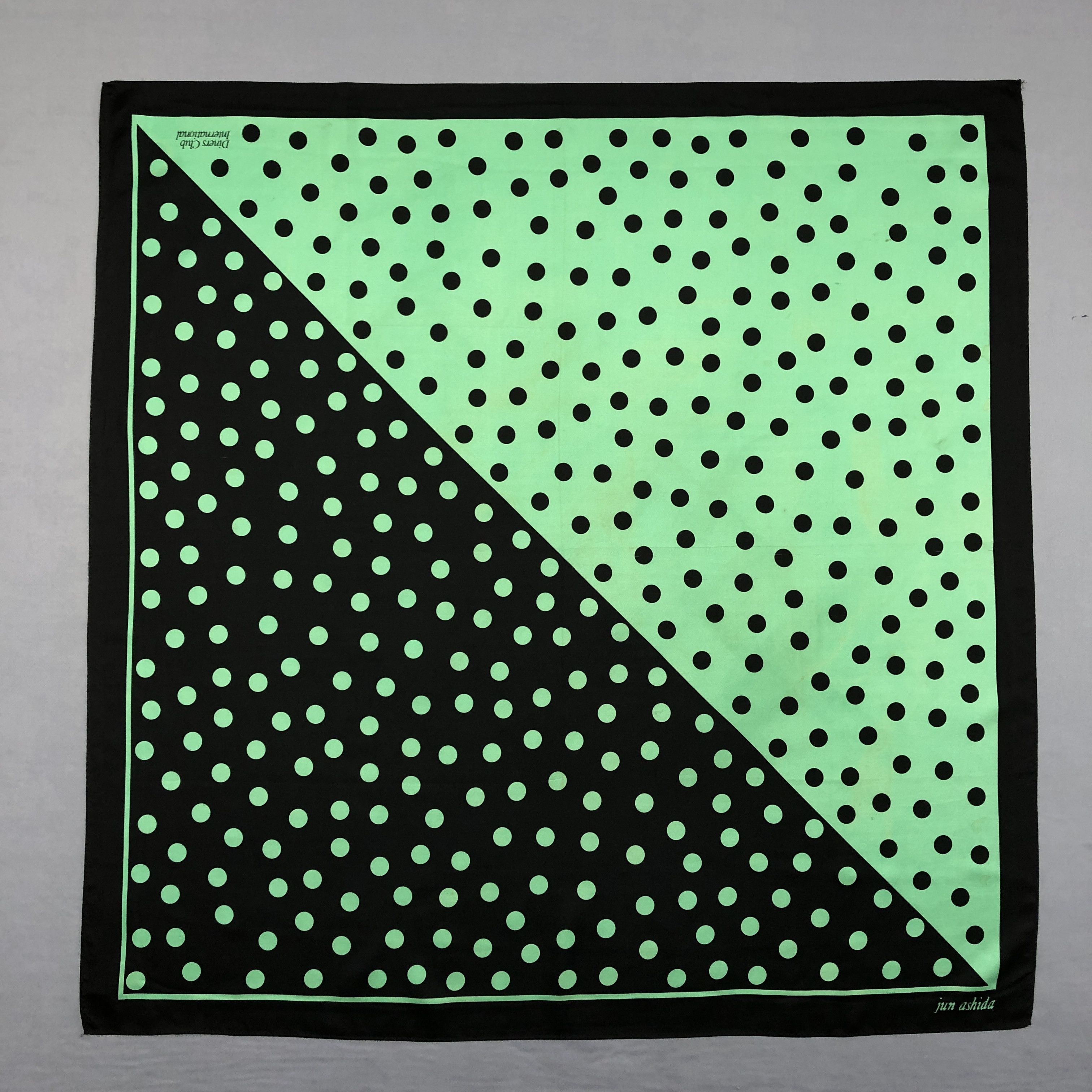 Japanese Brand × Vintage Vintage Jun Ashida SILK Scarf Twill Stole Wraps Scarves Size ONE SIZE - 1 Thumbnail