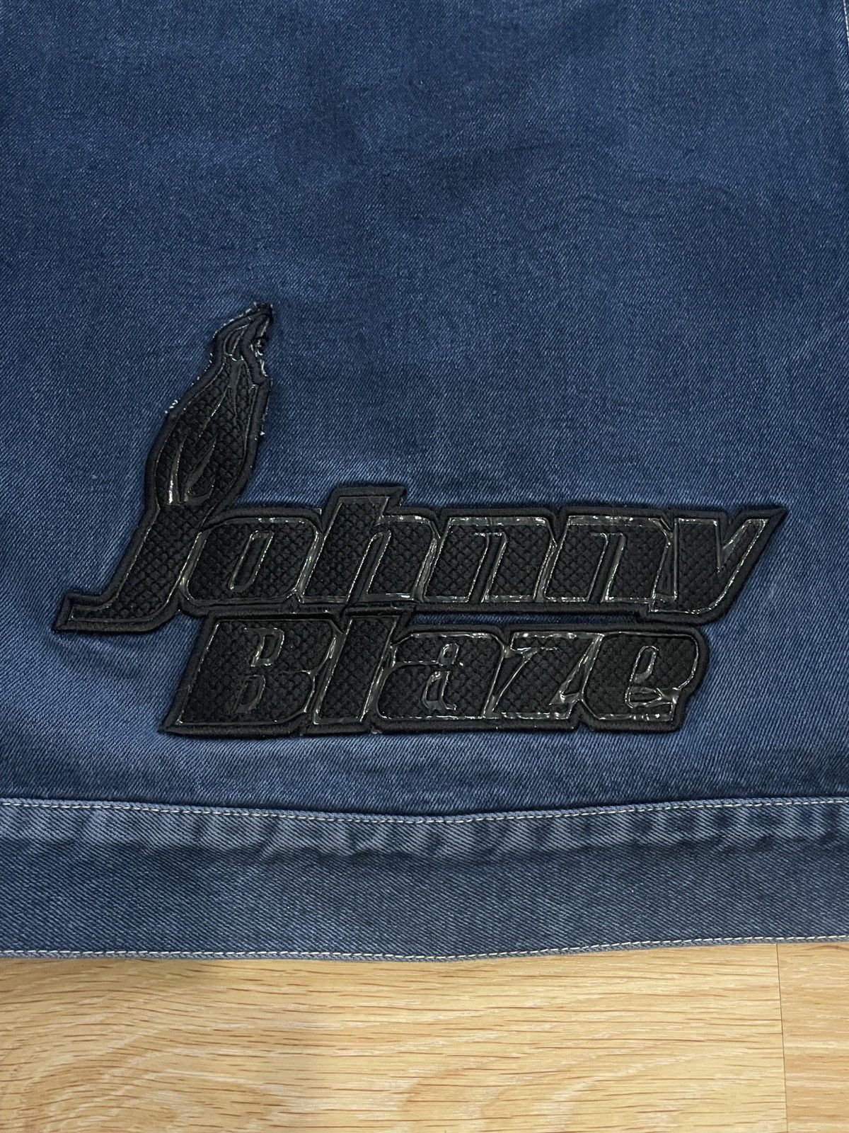 Other Johnny Blaze Vintage Denim Jacket L Boxy Hip Hop Size US L / EU 52-54 / 3 - 15 Thumbnail