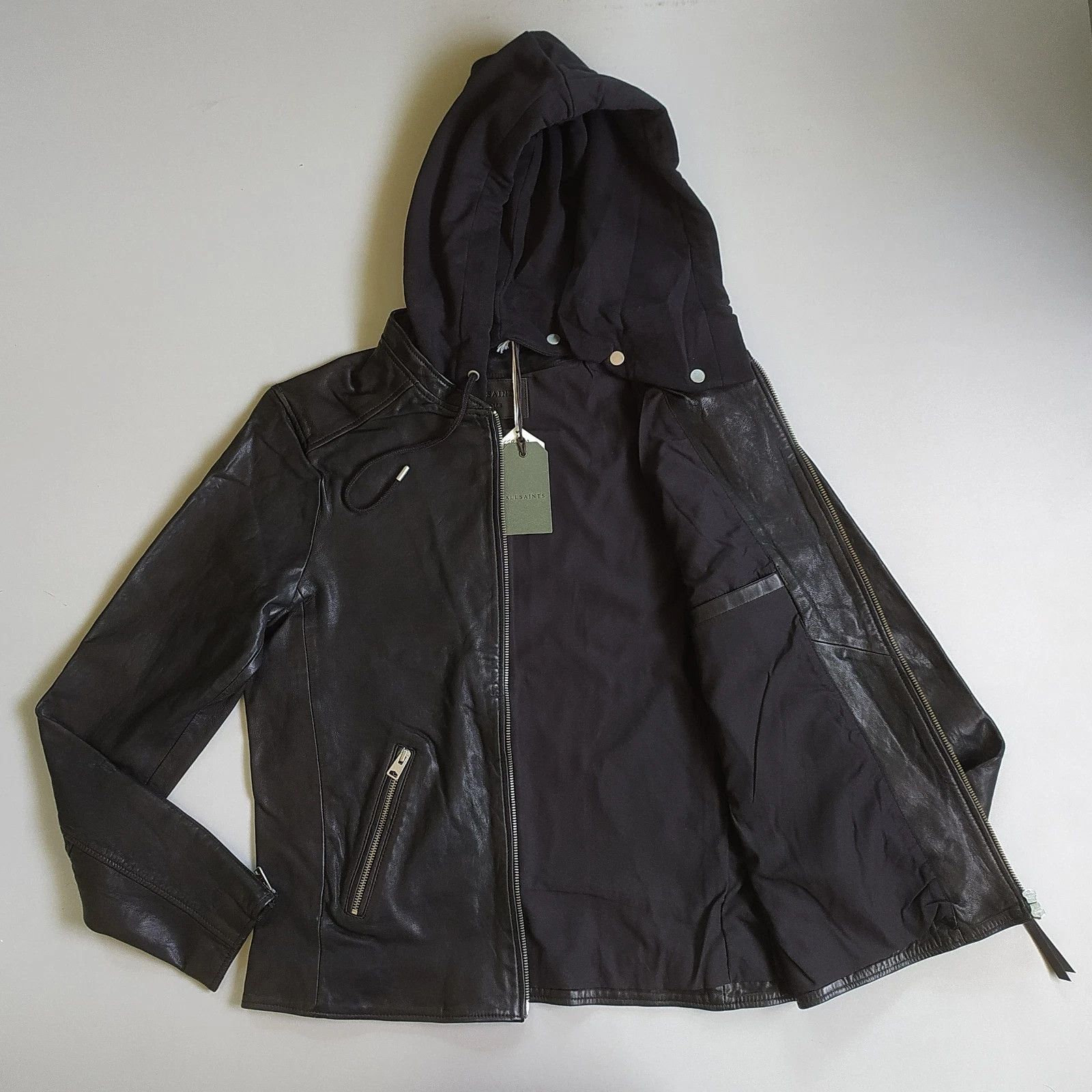 Allsaints Allsaints HARWOOD-Leather jacket Free Shipping FTP/9002 Size US L / EU 52-54 / 3 - 2 Thumbnail