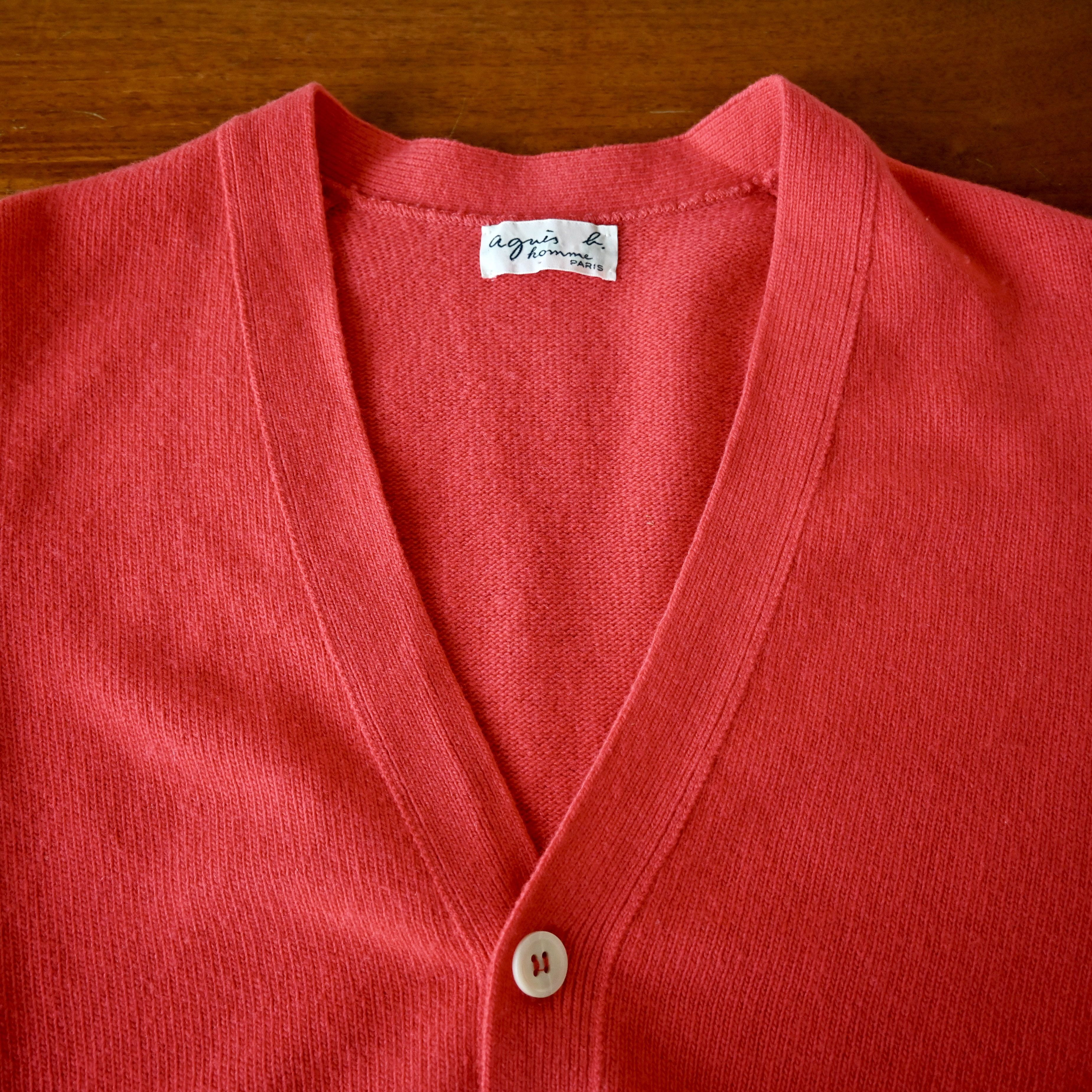 agnes b. VTG 1980s Agnes b. geelong wool cardigan made in Scotland Size US L / EU 52-54 / 3 - 12 Thumbnail