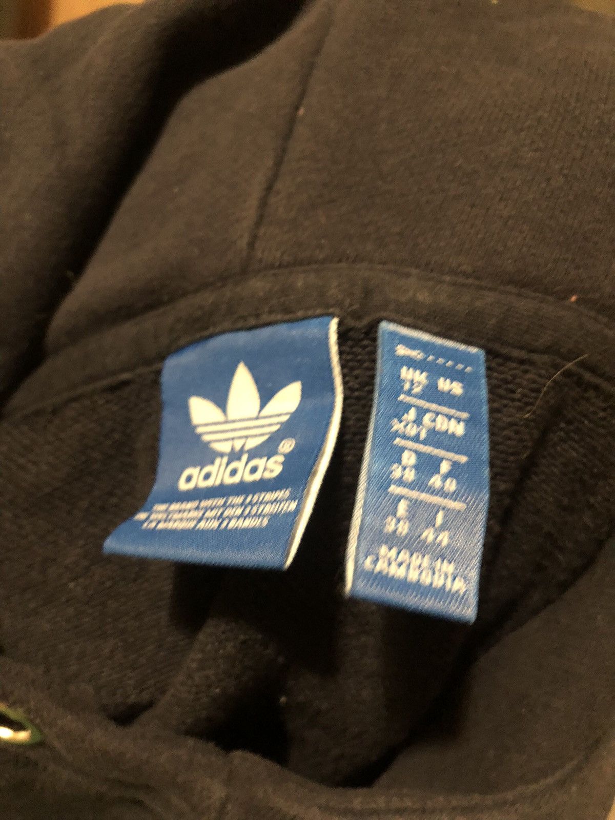 Adidas × Vintage Navy adidas hoodie Size US S / EU 44-46 / 1 - 2 Thumbnail