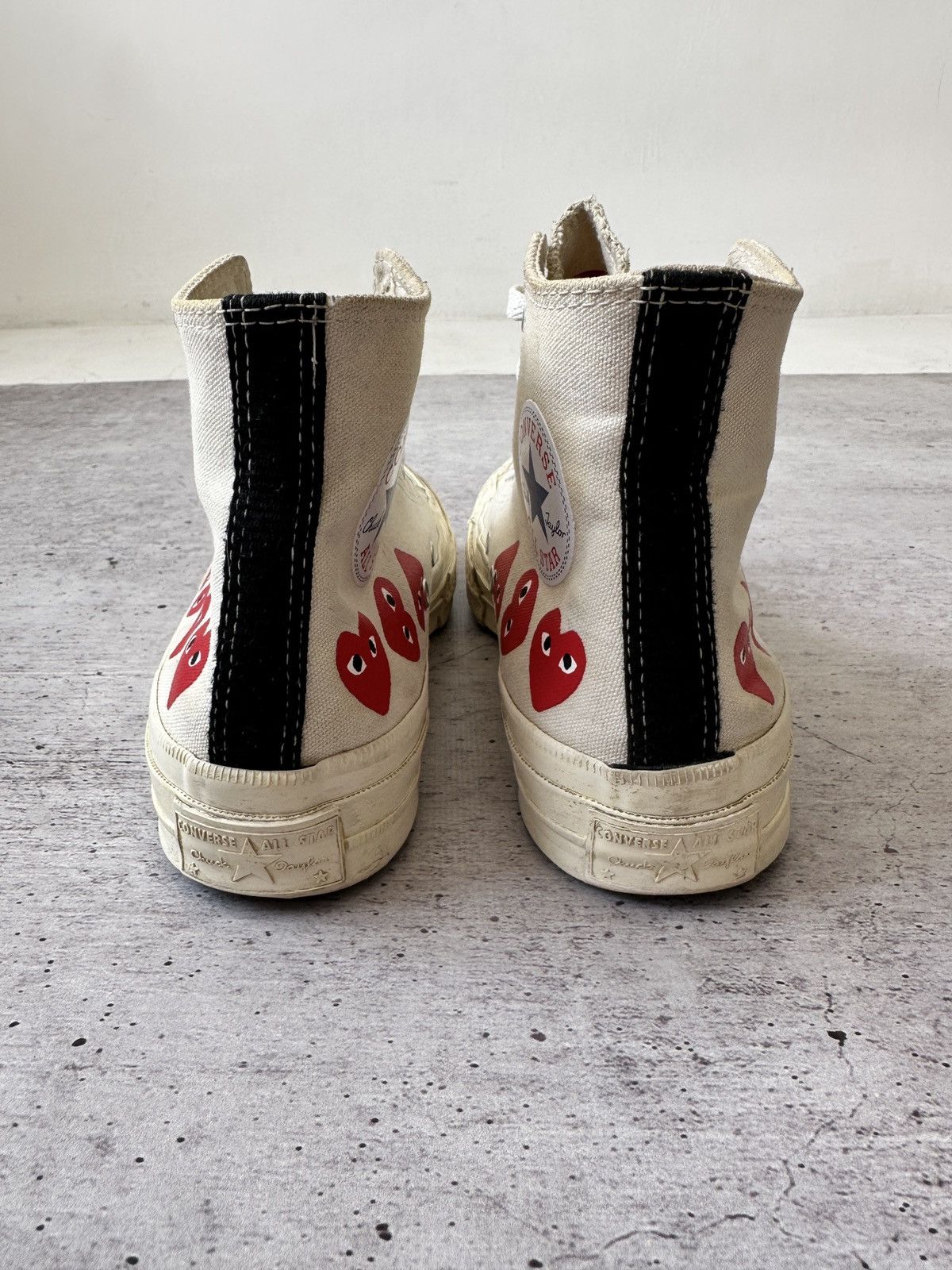Comme des Garcons Converse Chuck High Top x Comme des Garçons Play Sneakers Size US 7.5 / IT 37.5 - 8 Thumbnail