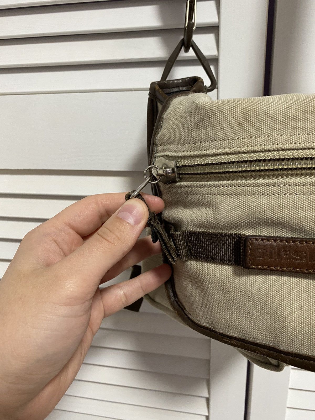 Diesel Vintage Bag Messenger DIESEL Metal Multi Pocket Cargo Y2K Size ONE SIZE - 14 Thumbnail