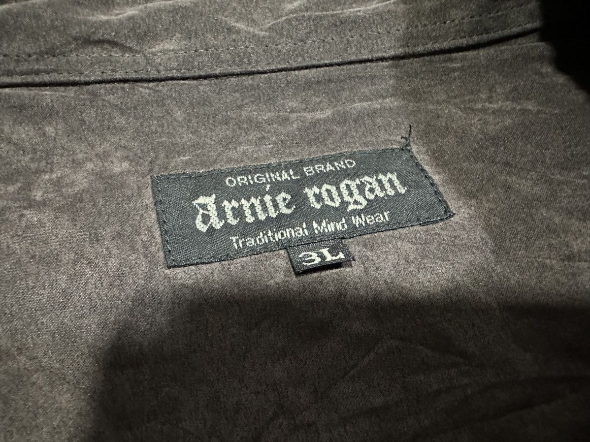 14th Addiction × Japanese Brand × KMRii 🔥Y2K Vintage Japanese Faux Suede Shirt Goth Punk Size US XL / EU 56 / 4 - 9 Thumbnail