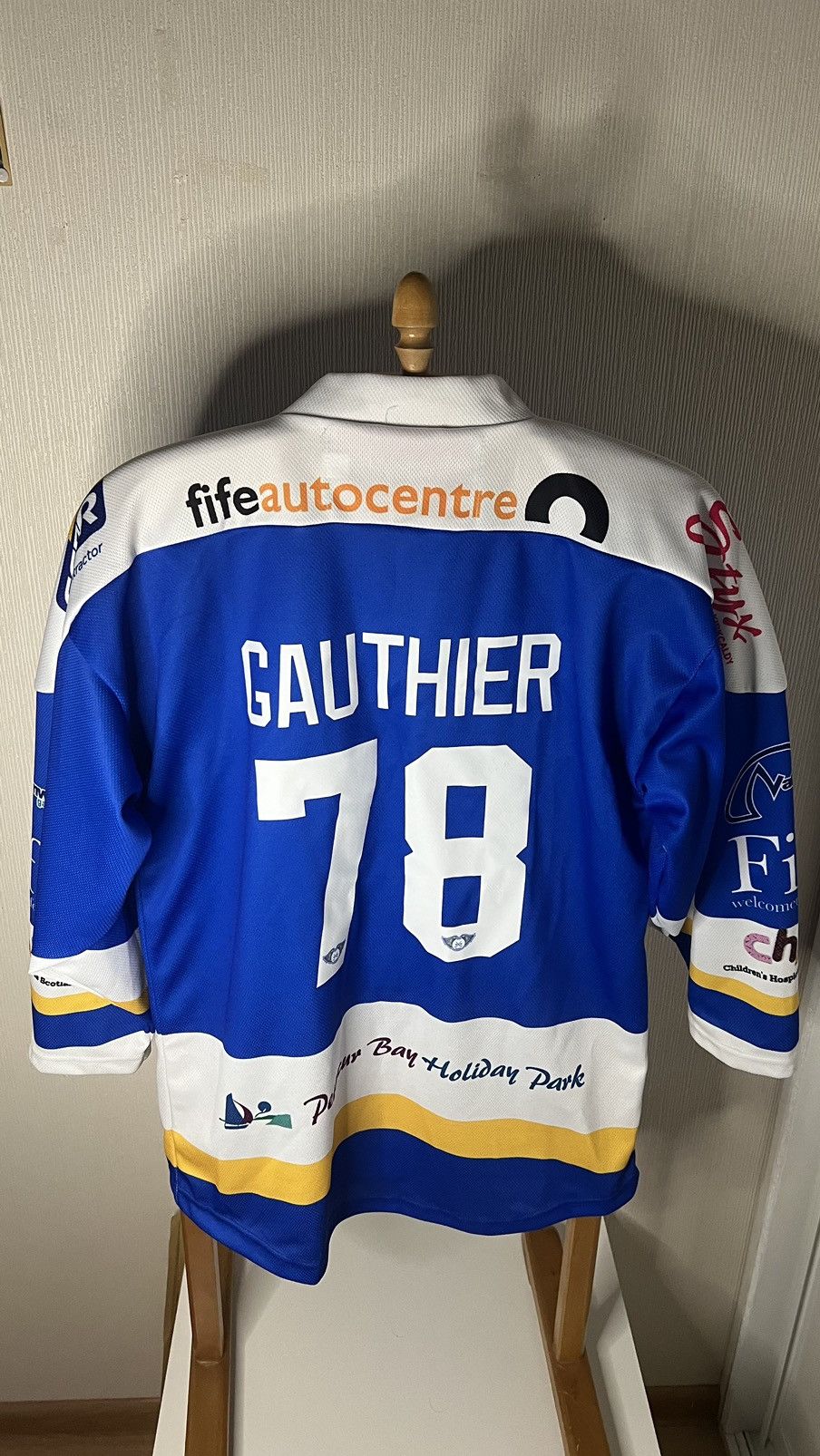 Ccm × NHL Rare Fife Flyers EIHL Denis Gauthier CCM jersey Size US S / EU 44-46 / 1 - 2 Thumbnail