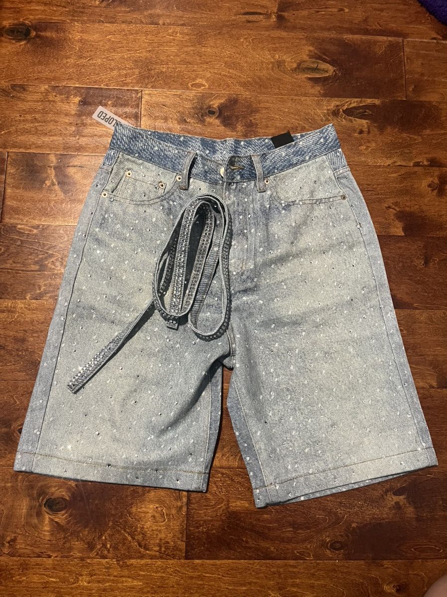 Other Azul Rhinestone Shorts Size US 30 / EU 46 - 4 Thumbnail