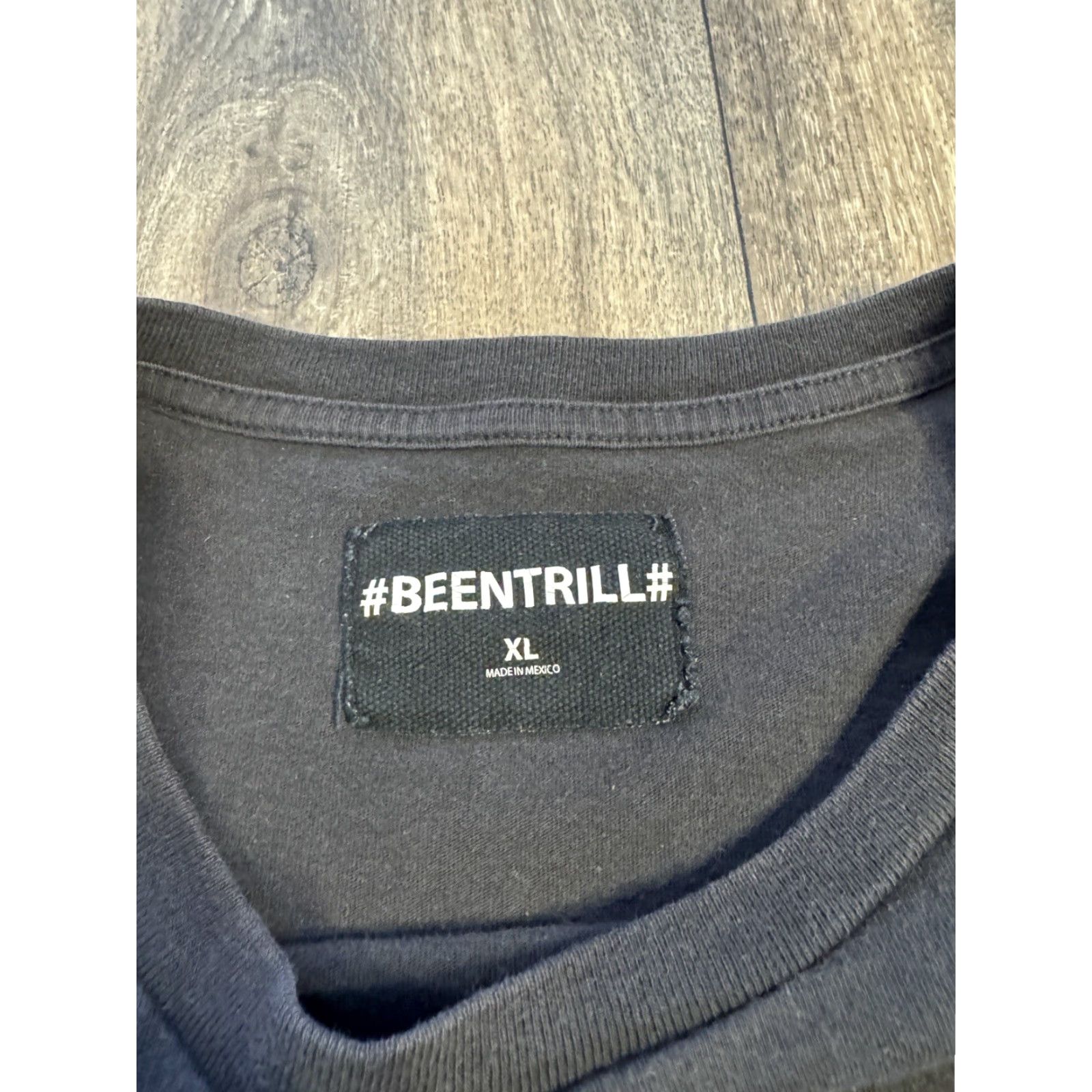 Been Trill BEEN TRILL T-Shirt Long Sleeve Graphic Print Abloh Preson Black XL Mens Size US XL / EU 56 / 4 - 4 Thumbnail