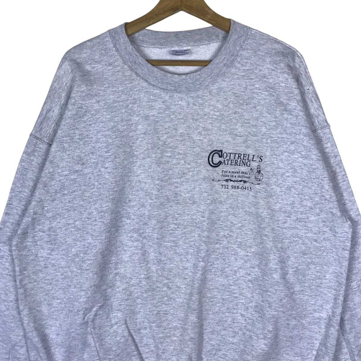 Gildan Vintage Gildan Cottrell’s Catering Pullover Jumper Size US XL / EU 56 / 4 - 3 Thumbnail