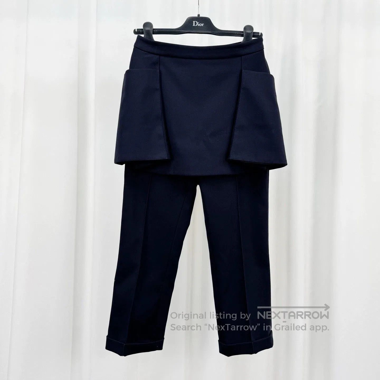 Dior dior black two-piece skirt pants set. Size US 38 / EU 54 - 1 Thumbnail