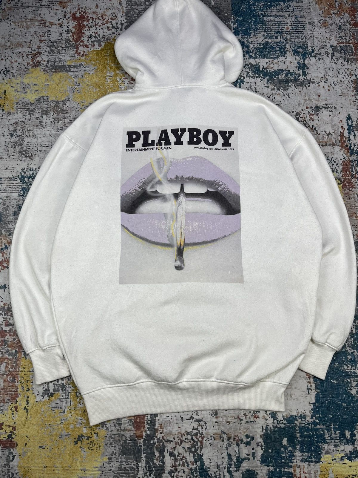 Playboy PLAYBOY x MISSGUIDED Oversized Pull Over Hoodies Size US XL / EU 56 / 4 - 2 Thumbnail