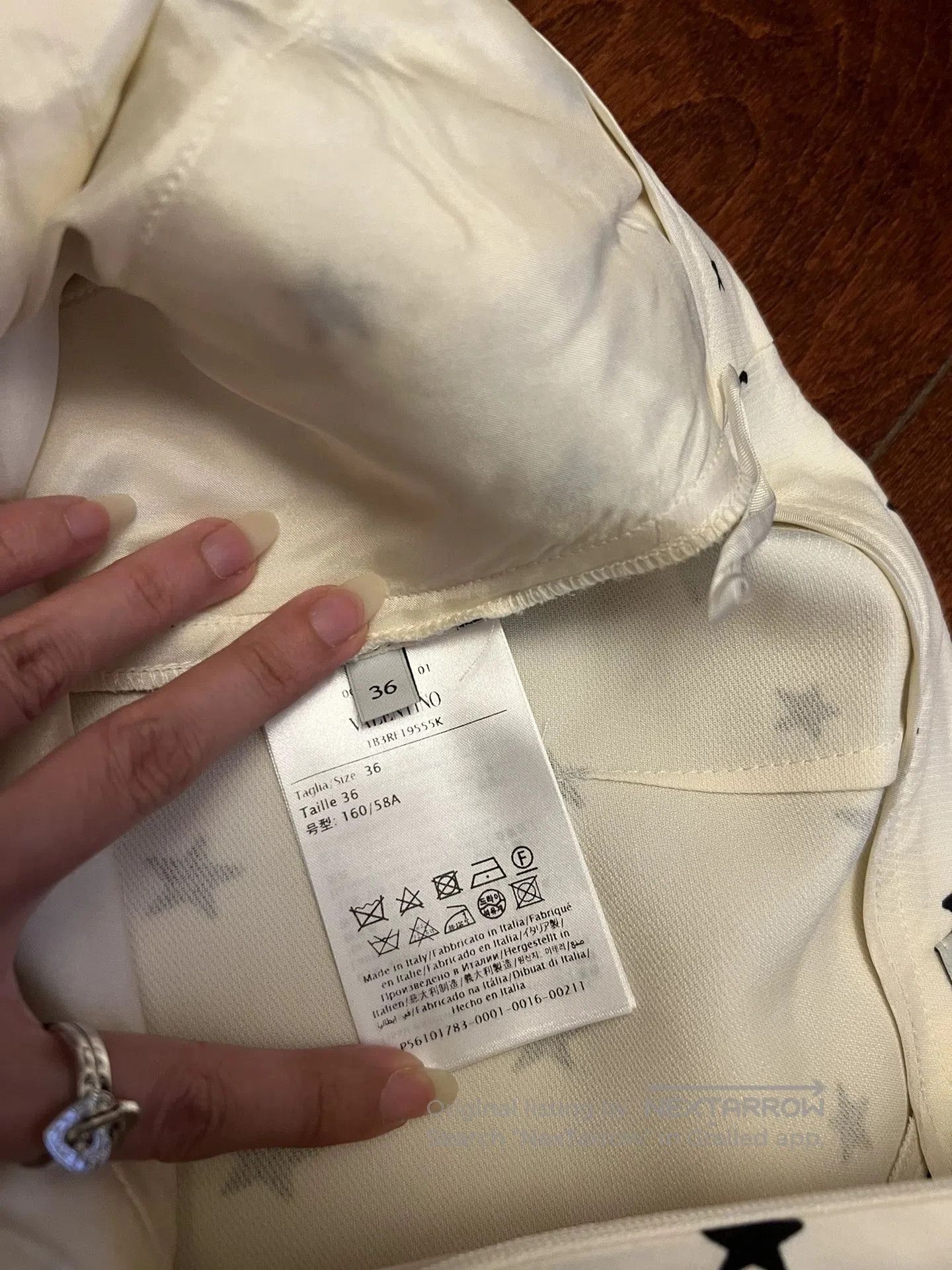 Valentino Valentino White Star Embroidered Shorts. Size US 36 / EU 52 - 5 Thumbnail