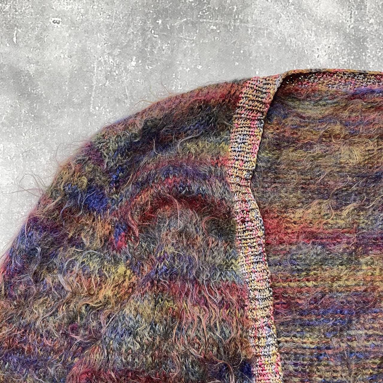 Vintage Vintage 90s Cardigan Two Buttons Faux Mohair Women’s Size L Size L / US 10 / IT 46 - 4 Thumbnail