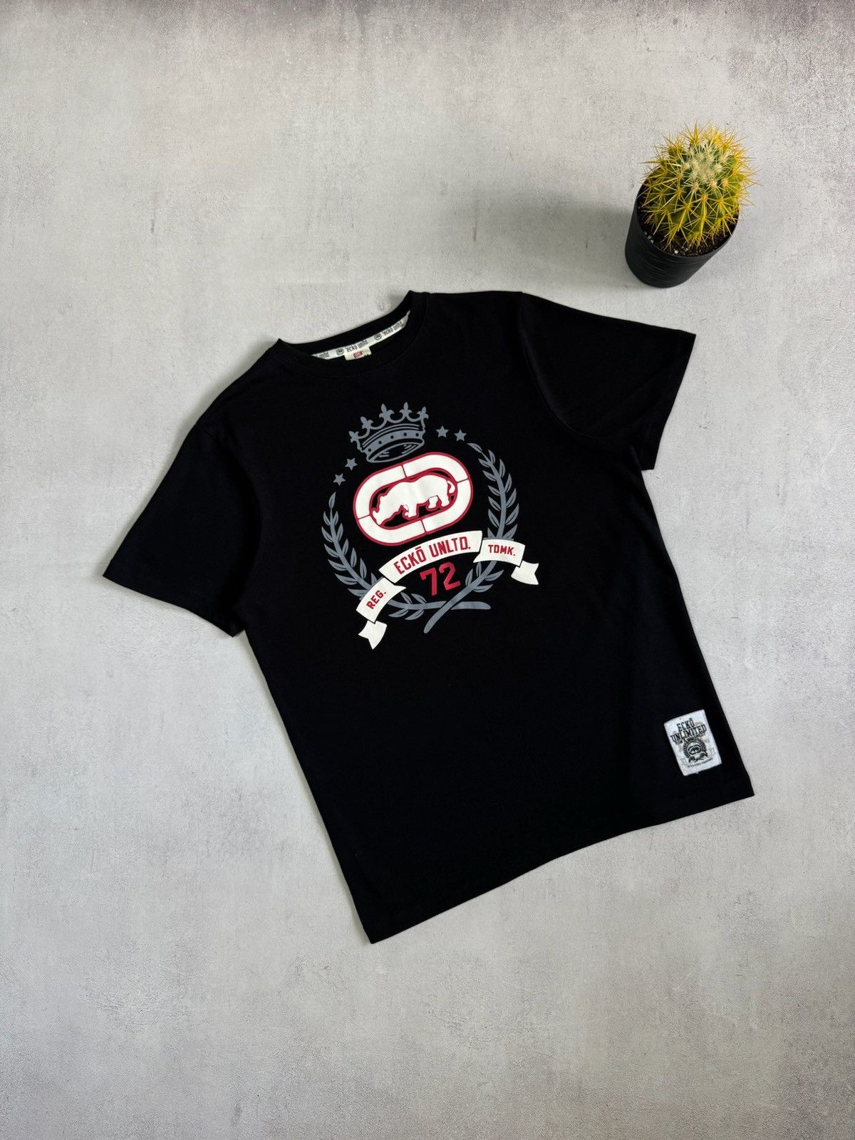 Ecko Unltd. Ecko Unltd T Shirt Big Logo Black Baggy Mens M Size 90s Y2K Size US M / EU 48-50 / 2 - 1 Thumbnail