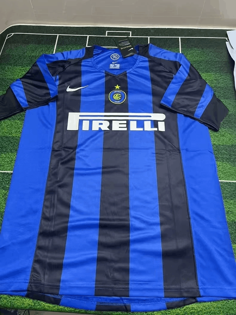 Other 2004 2005 Inter Milan #10 Adriano Jersey Home Size US L / EU 52-54 / 3 - 2 Thumbnail