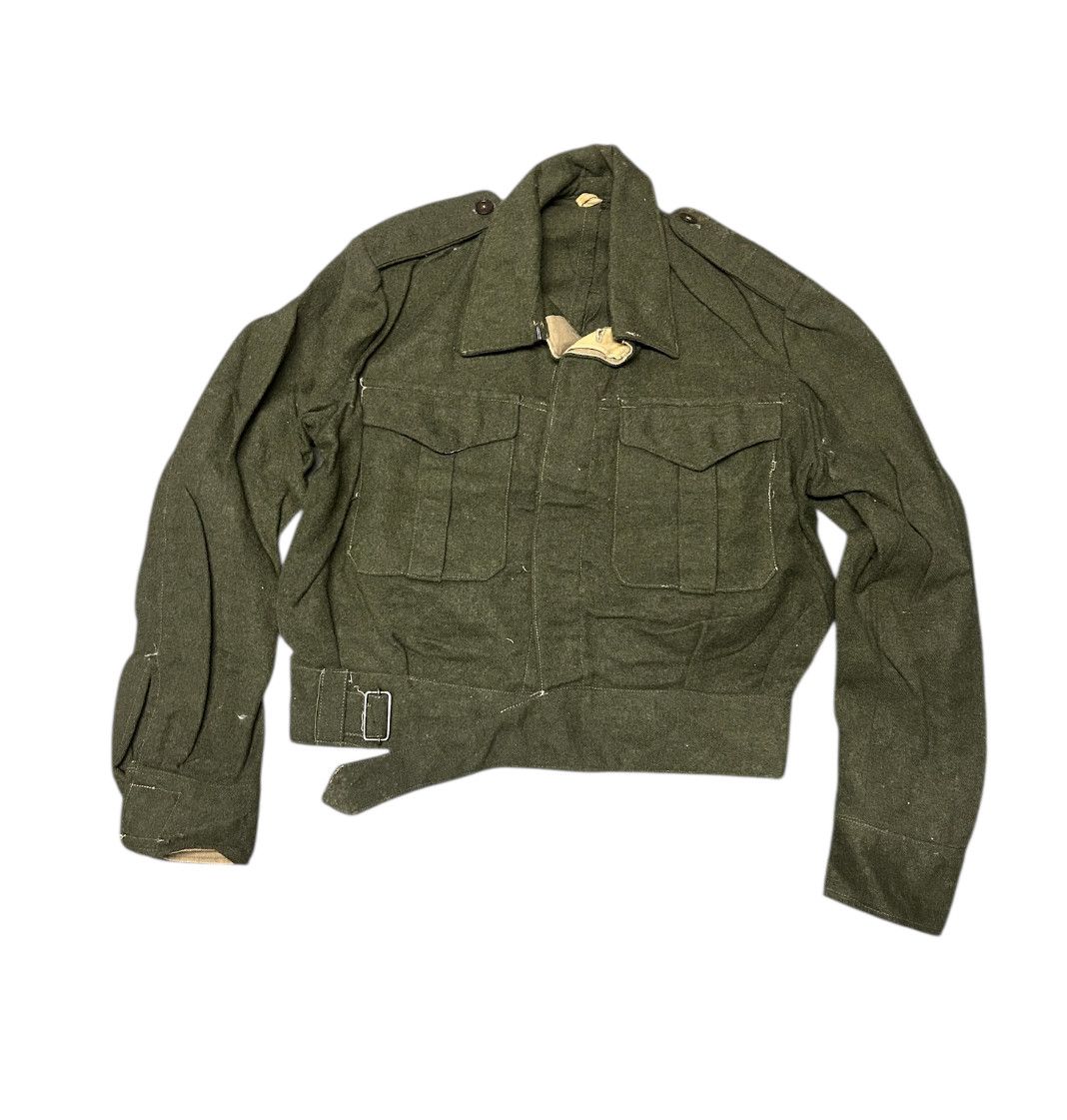 Other WW2 British wool battle dress blouse Comando Size US M / EU 48-50 / 2 - 1 Thumbnail
