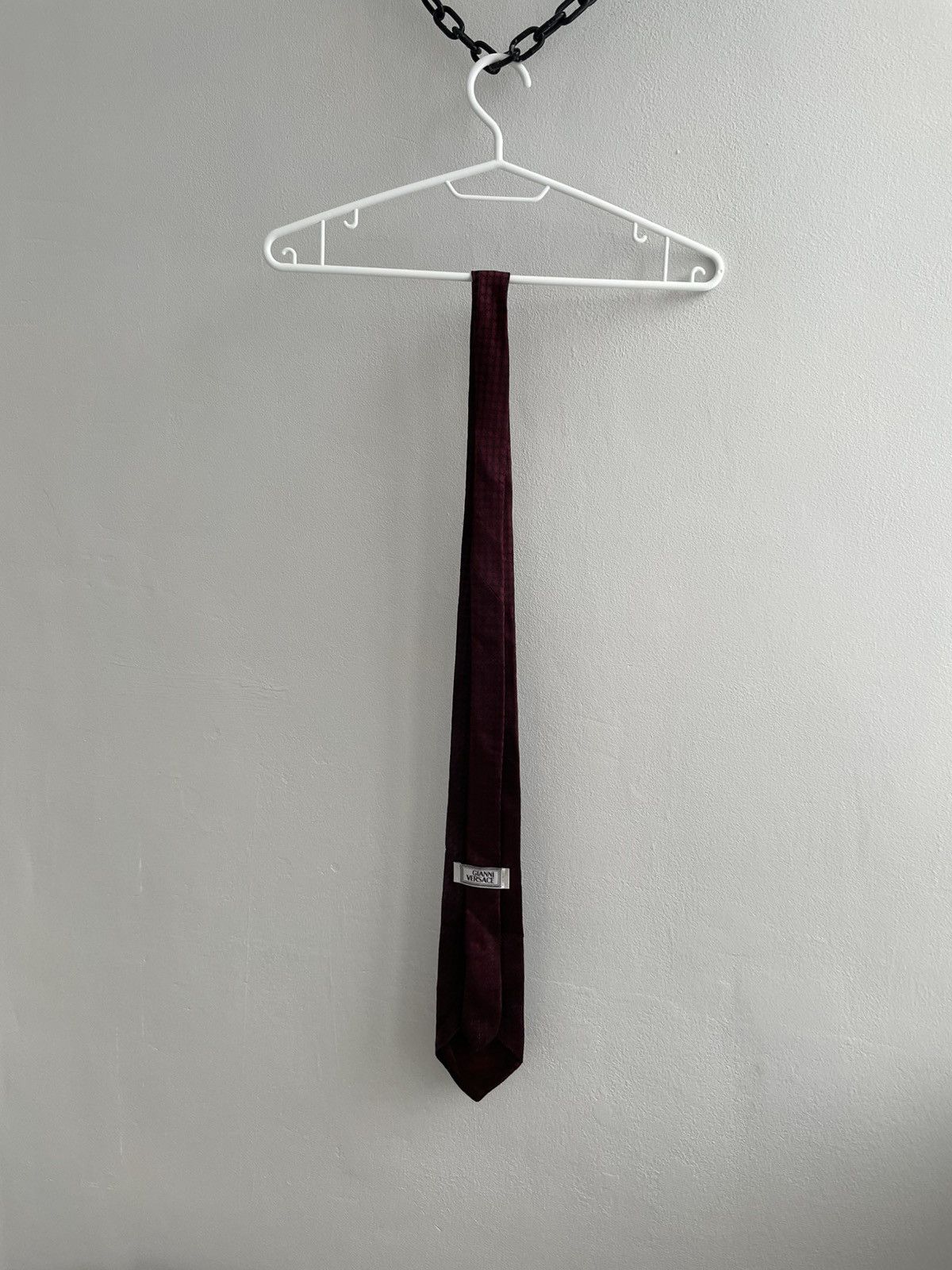 Versace Rare Gianni Versace Vintage 90s Medusa Logo 100% Silk Tie Size ONE SIZE - 18 Thumbnail