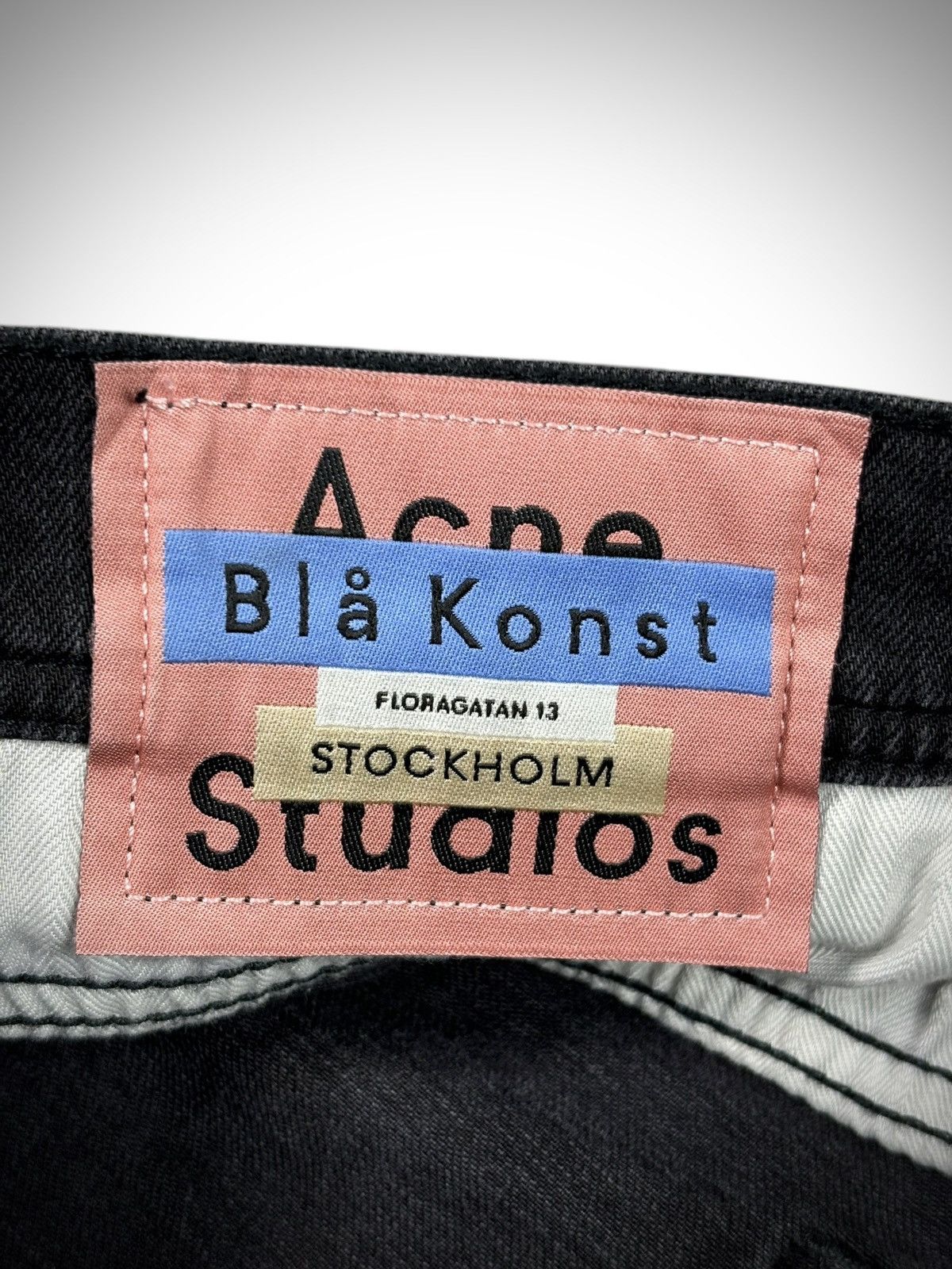 Acne Studios “Acne Studios” Bla Konst Climbed Black Jeans Size US 30 / EU 46 - 5 Thumbnail