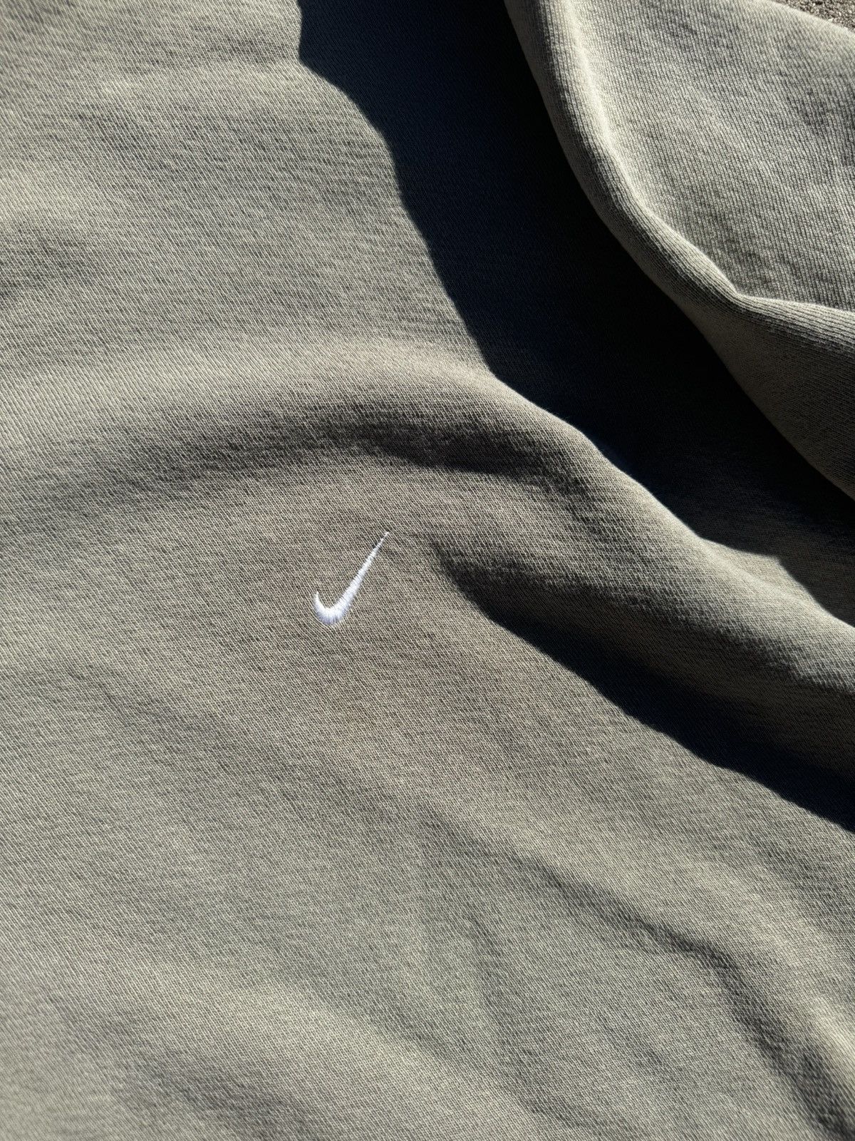 Nike × Vintage Vintage 90s Nike Swoosh Crewneck Earth Tone Size US XL / EU 56 / 4 - 6 Thumbnail